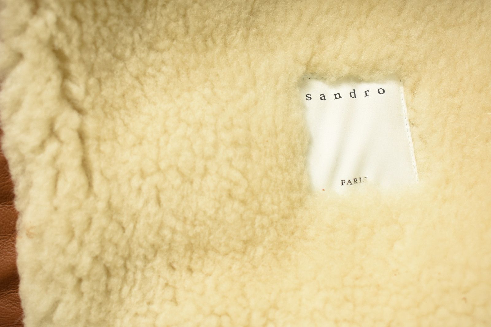 Sandro SANDRO Royal Jacket Women's LARGE Shearling Button Up Size L / US 10 / IT 46 - 7 Thumbnail