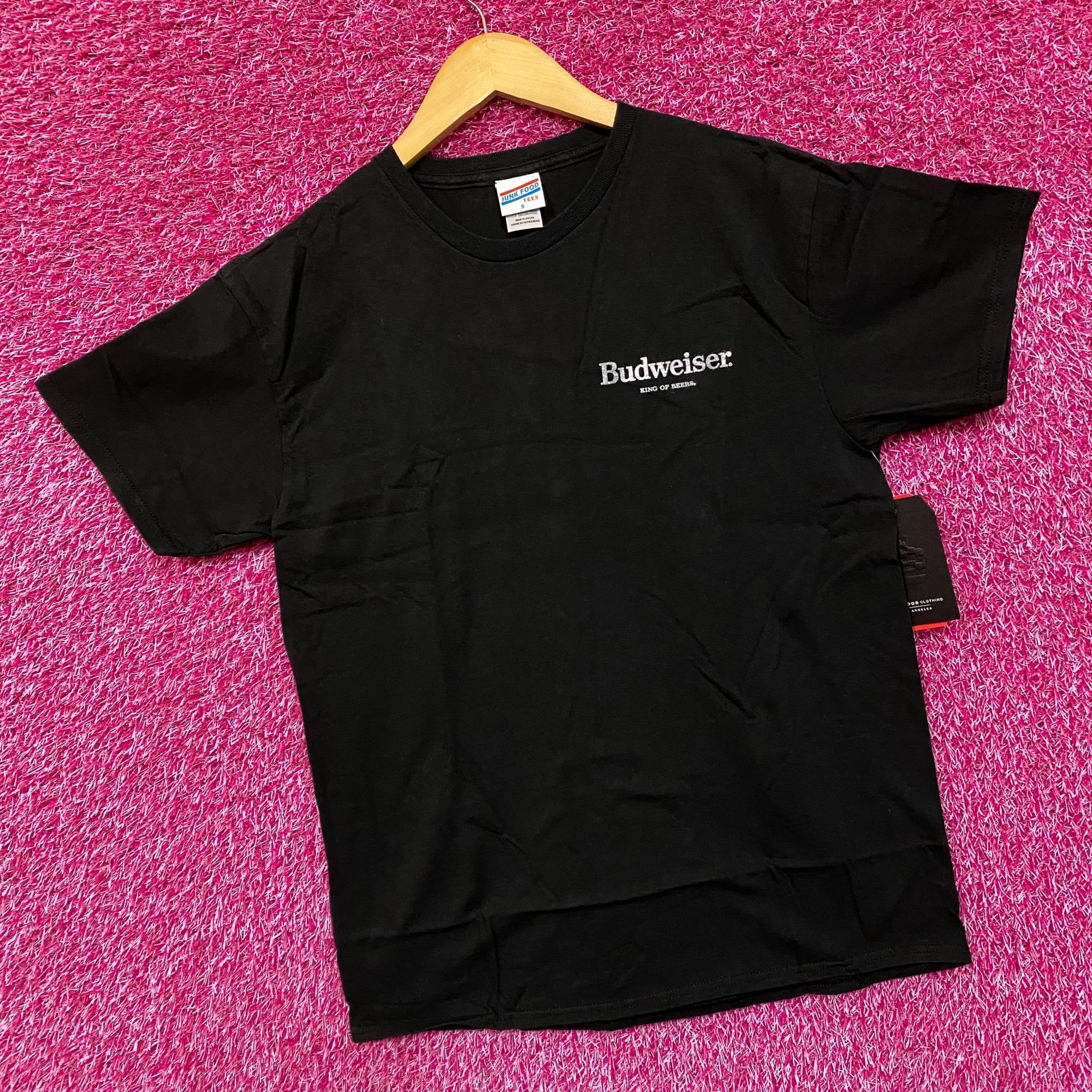 Junk Food Budweiser King Of Beers Logo Beer Bottles T-Shirt Small Size US S / EU 44-46 / 1 - 4 Thumbnail