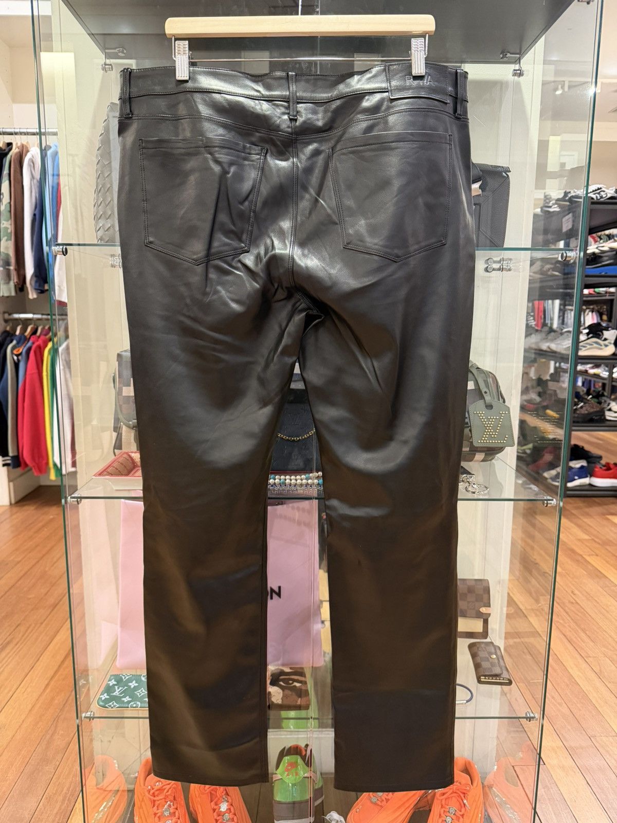 Rta RtA Leather Jeans Size US 36 / EU 52 - 2 Thumbnail