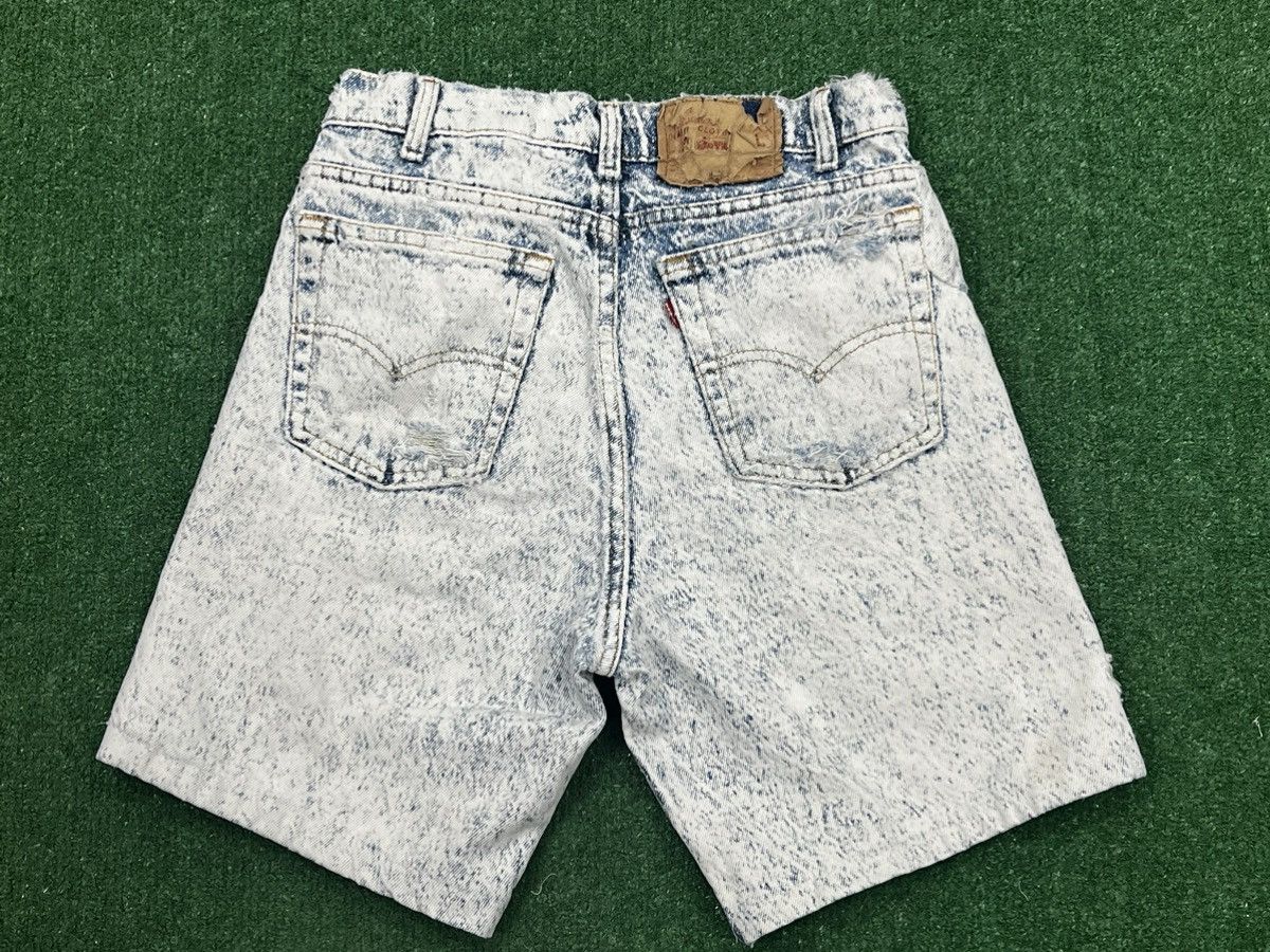 Levi's Vintage 90s Levis Acid Wash Jean Shorts Size US 31 - 4 Thumbnail