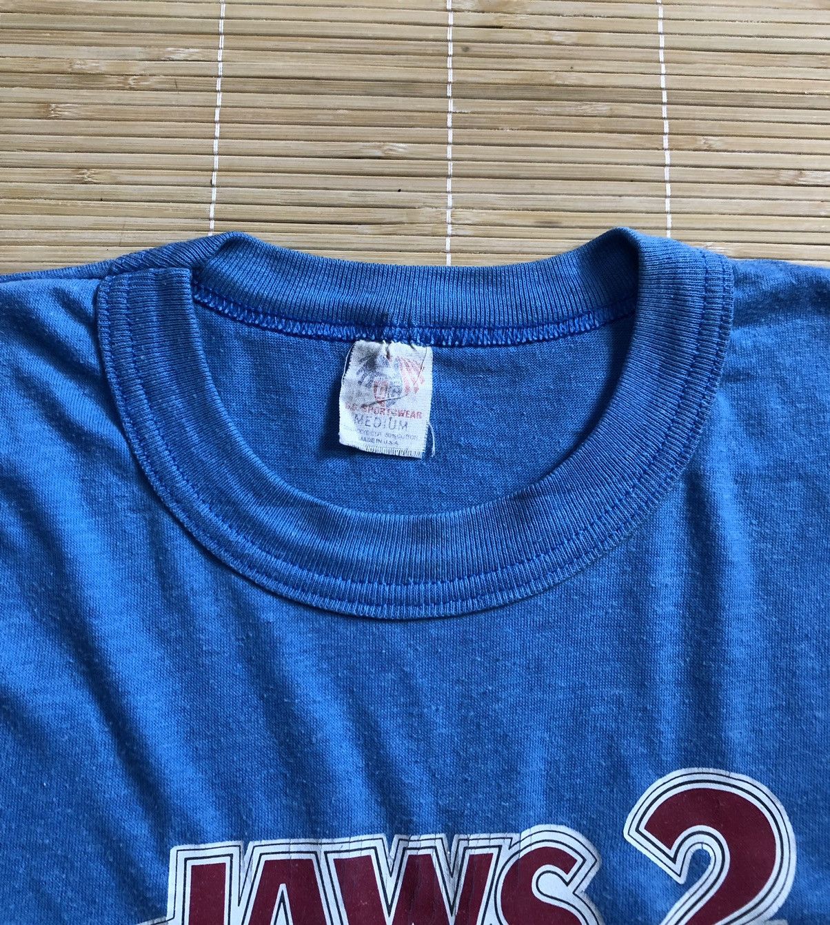 Vintage Vintage 1978 Jaws Movie promo t shirts Size US S / EU 44-46 / 1 - 5 Thumbnail