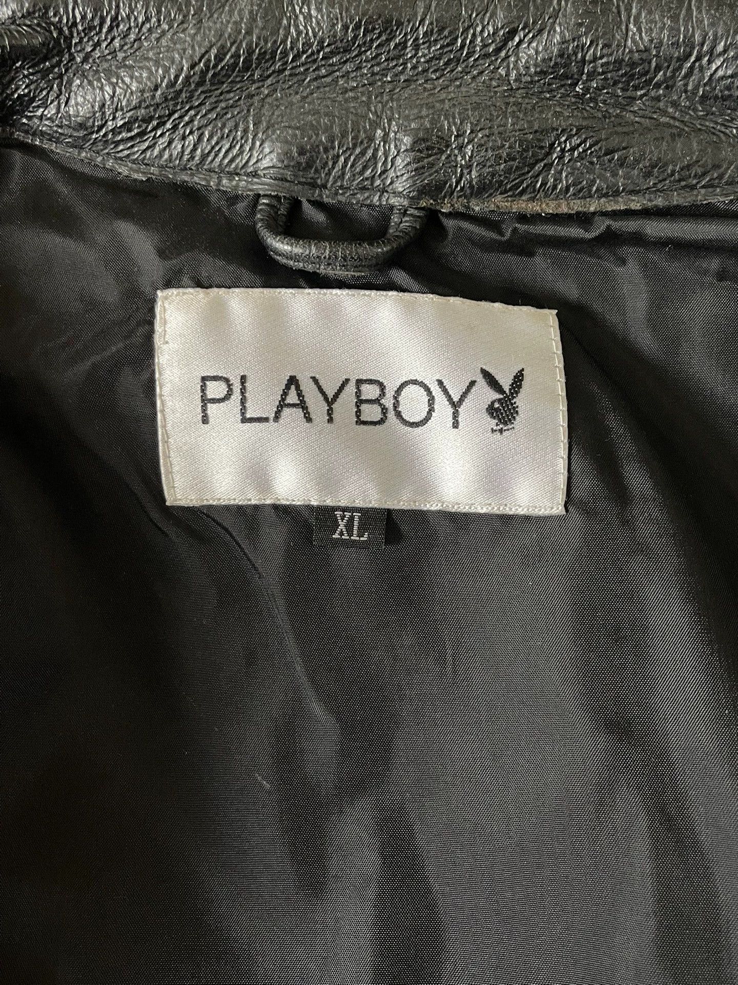 Playboy PLAYBOY Vtg Litchi Grain Leather Shacket Unisex XL Size US XL / EU 56 / 4 - 6 Thumbnail