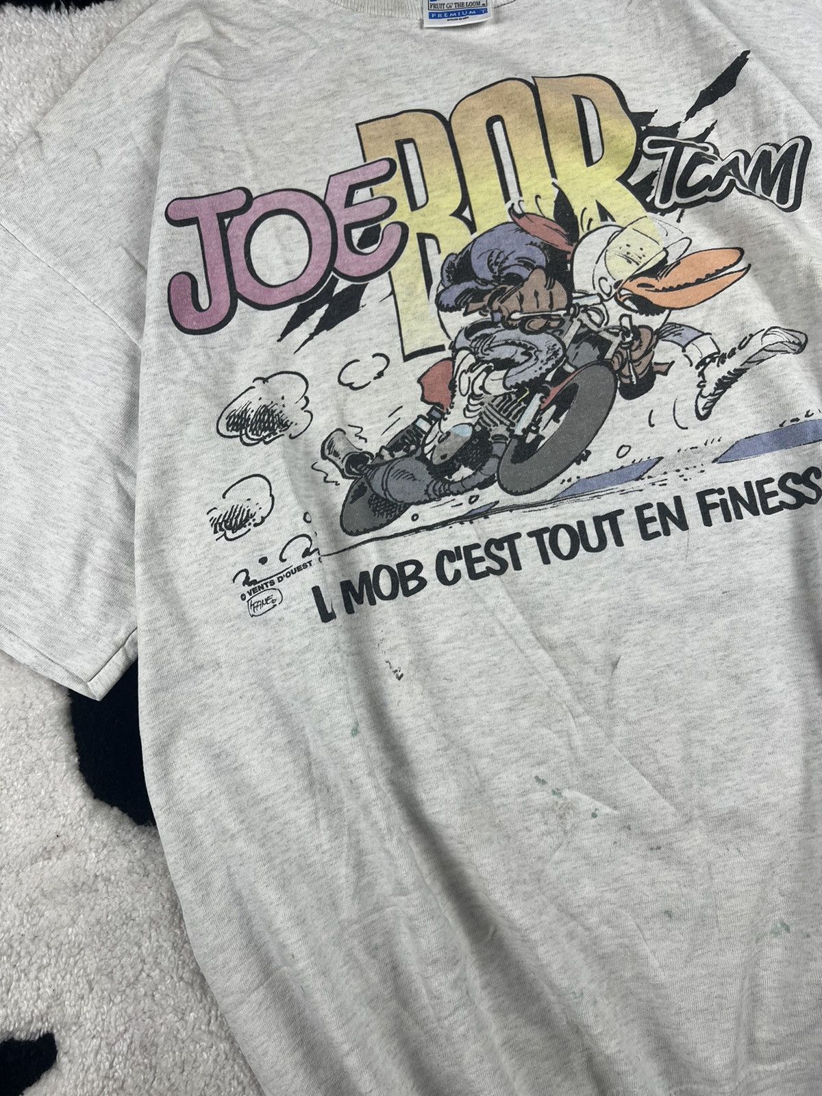 Vintage Vintage Joe Bar Team 90s Motorcycle Racing Y2K Tee Shirt Size US XL / EU 56 / 4 - 6 Thumbnail