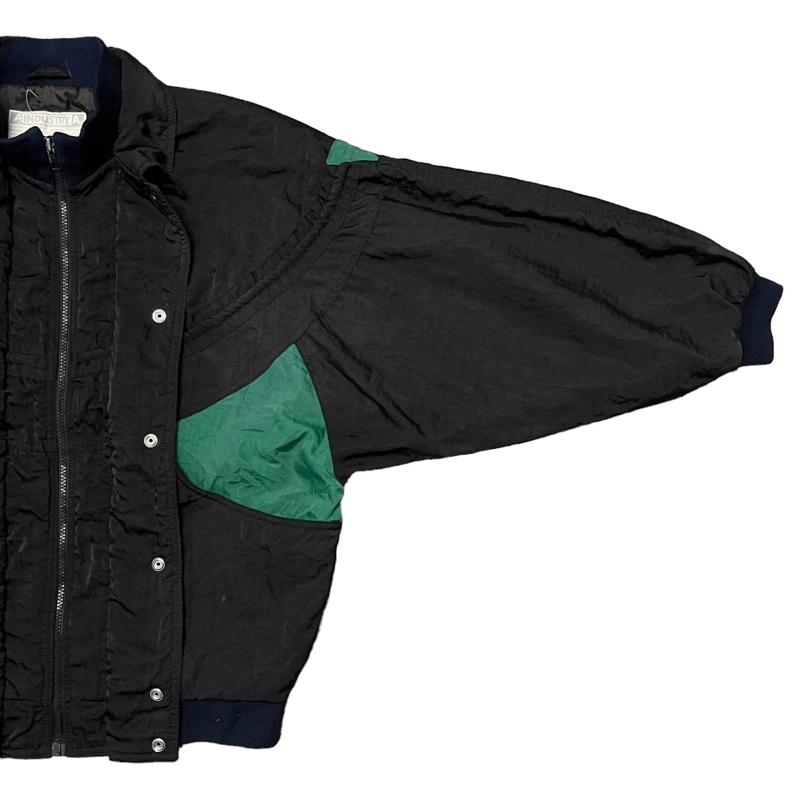 Industrie Vintage Industry Motorcyclist Balloon Sleeve Bomber Jacket Size US L / EU 52-54 / 3 - 9 Thumbnail