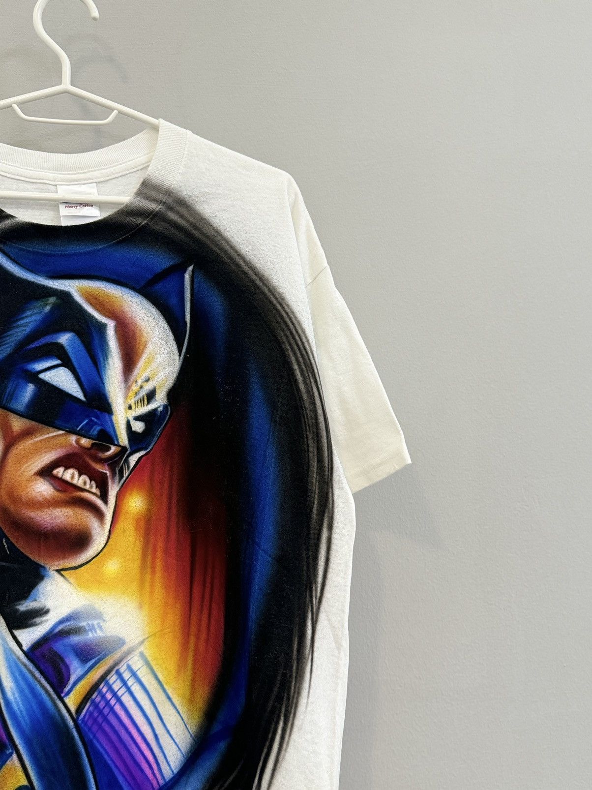 Band Tees × Marvel Comics Crazy Vintage 90s Wolverine Marvel Comics Tee Size US L / EU 52-54 / 3 - 5 Thumbnail