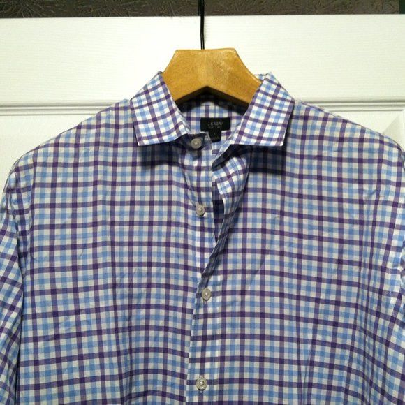 J.Crew J.CREW MEN'S PRE-OWNED COTTON CASUAL SHIRT SIZE: L Size US L / EU 52-54 / 3 - 2 Thumbnail