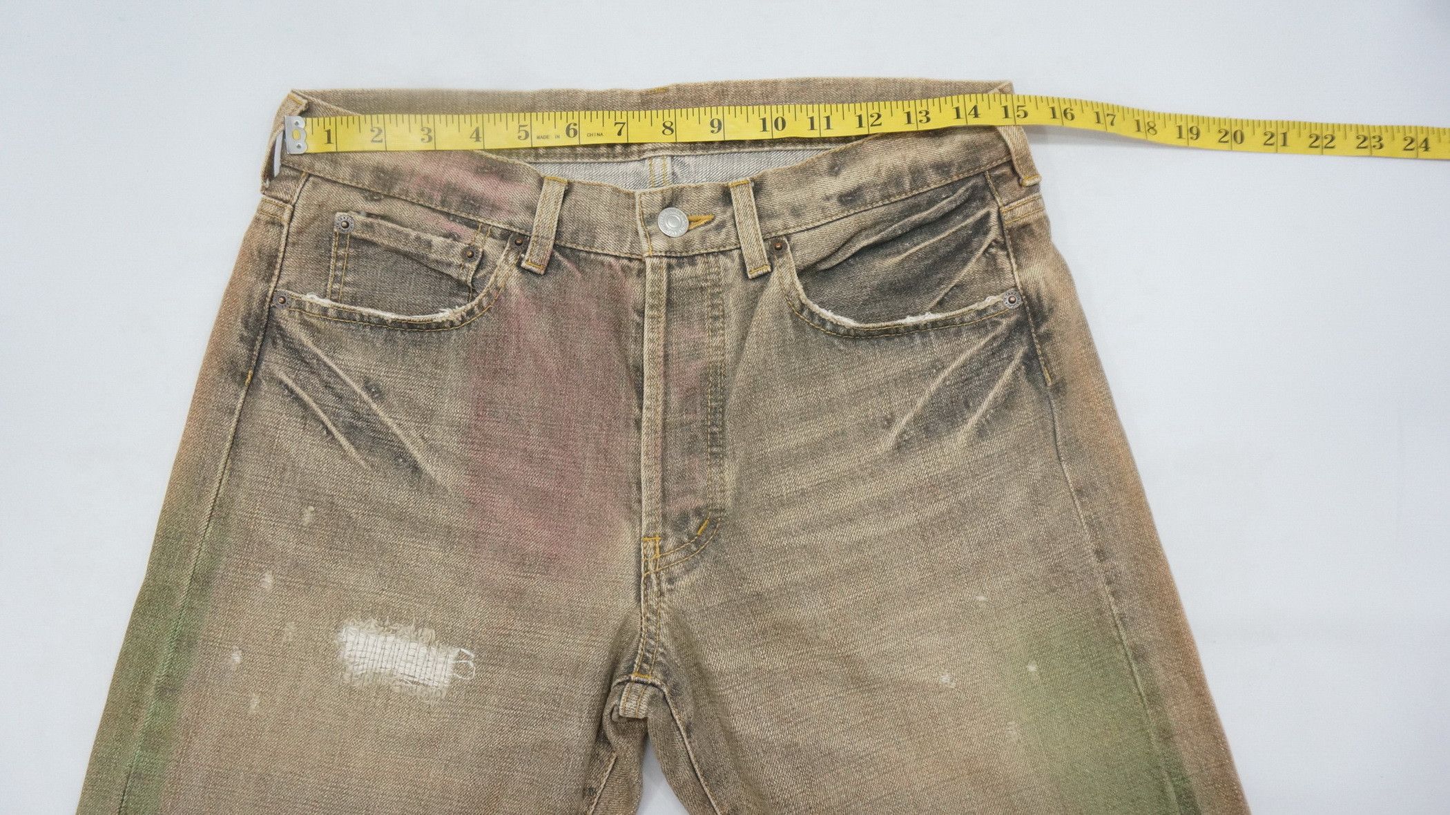 Takeo Kikuchi TAKEO KIKUCHI Distressed Vintage Jeans Size US 30 / EU 46 - 8 Thumbnail