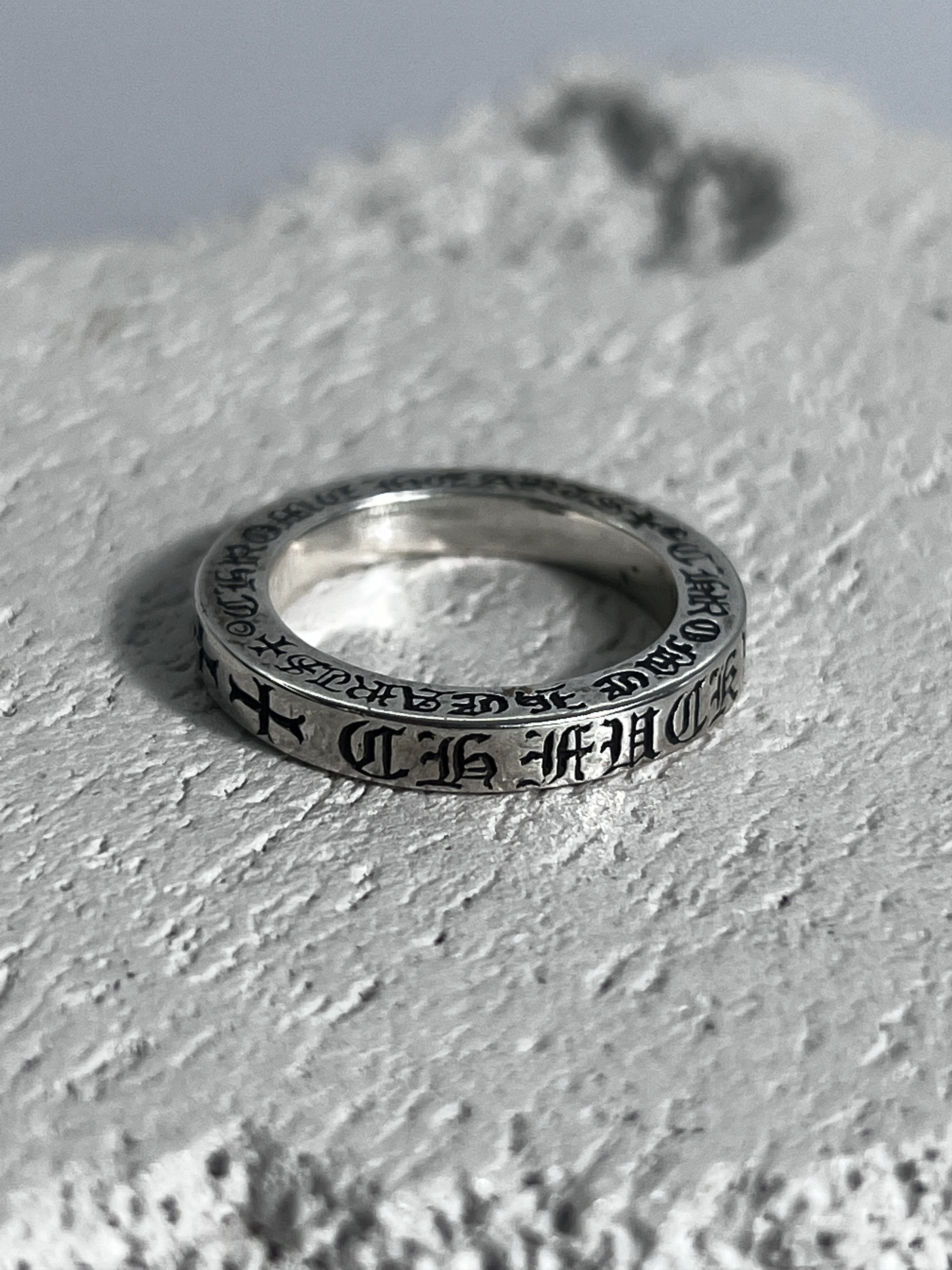 Chrome Hearts Chrome Hearts Script Spacer Ring .925 Size US7 Size ONE SIZE - 1 Thumbnail