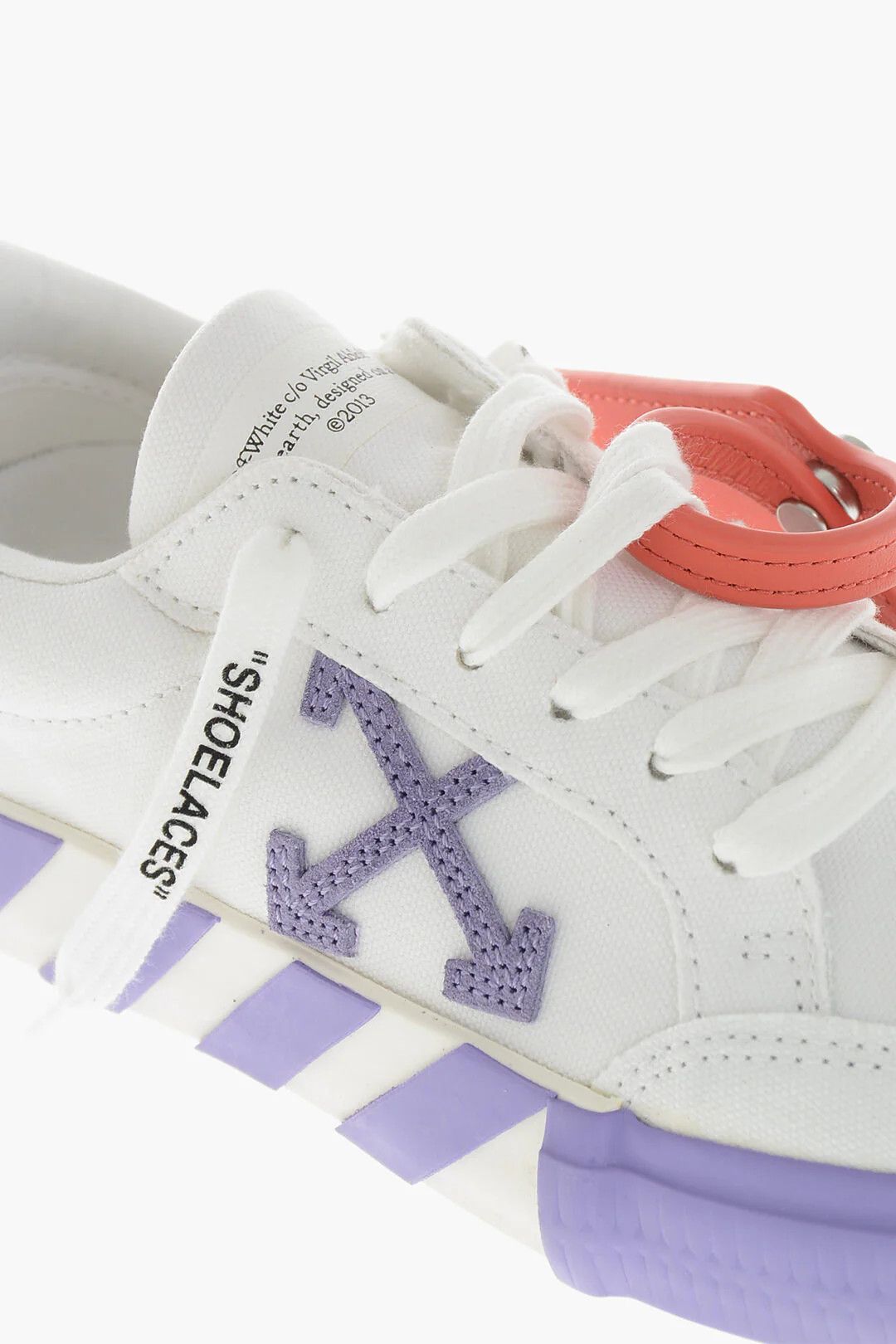 Off-White og1mm0426 Canvas Low-Top Sneakers in White Size US 5 / IT 35 - 4 Thumbnail