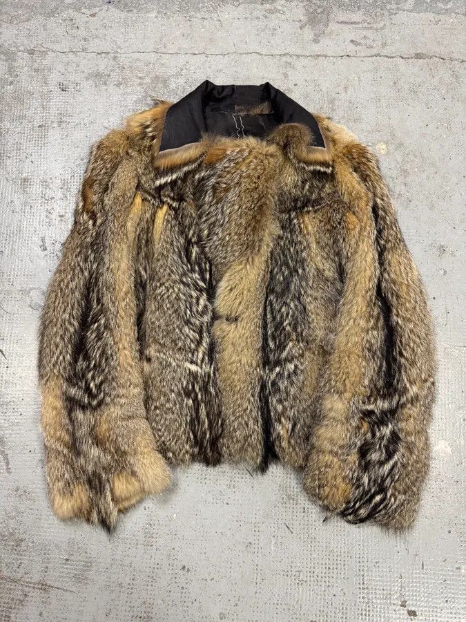 Just Cavalli AW2005 Cavalli Fox Fur Asymmetrical Leather Jacket Size XS / US 0-2 / IT 36-38 - 3 Thumbnail