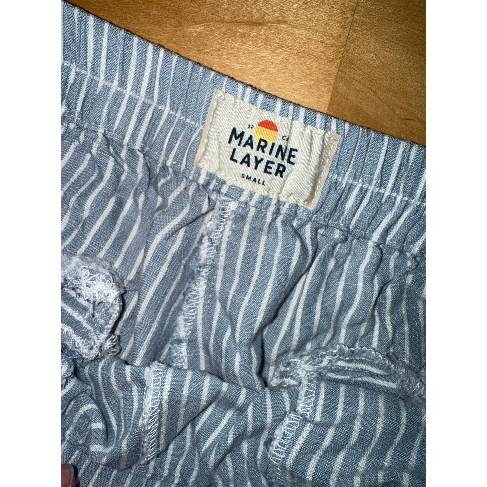 Marine Layer Marine Later Allison Pull On Striped Casual Pants Small Size 27" / US 4 / IT 40 - 4 Thumbnail