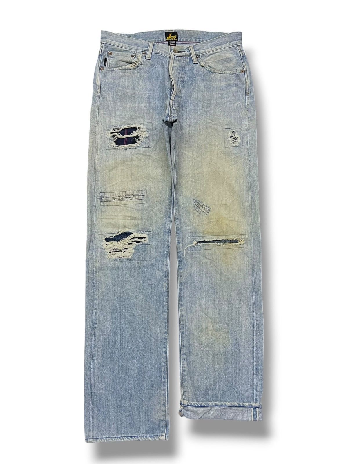 Paul Smith Red Ear Vintage 00s Paul Smith Red Ear Selvedge Denim Japan Size US 31 - 2 Thumbnail