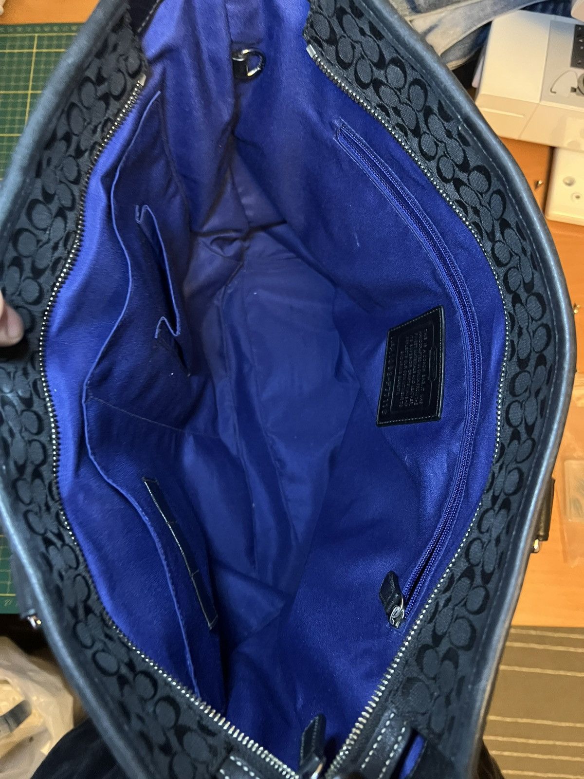 Coach Vintage Coach jumbo monogram leather hybrid tote bag Size ONE SIZE - 4 Thumbnail