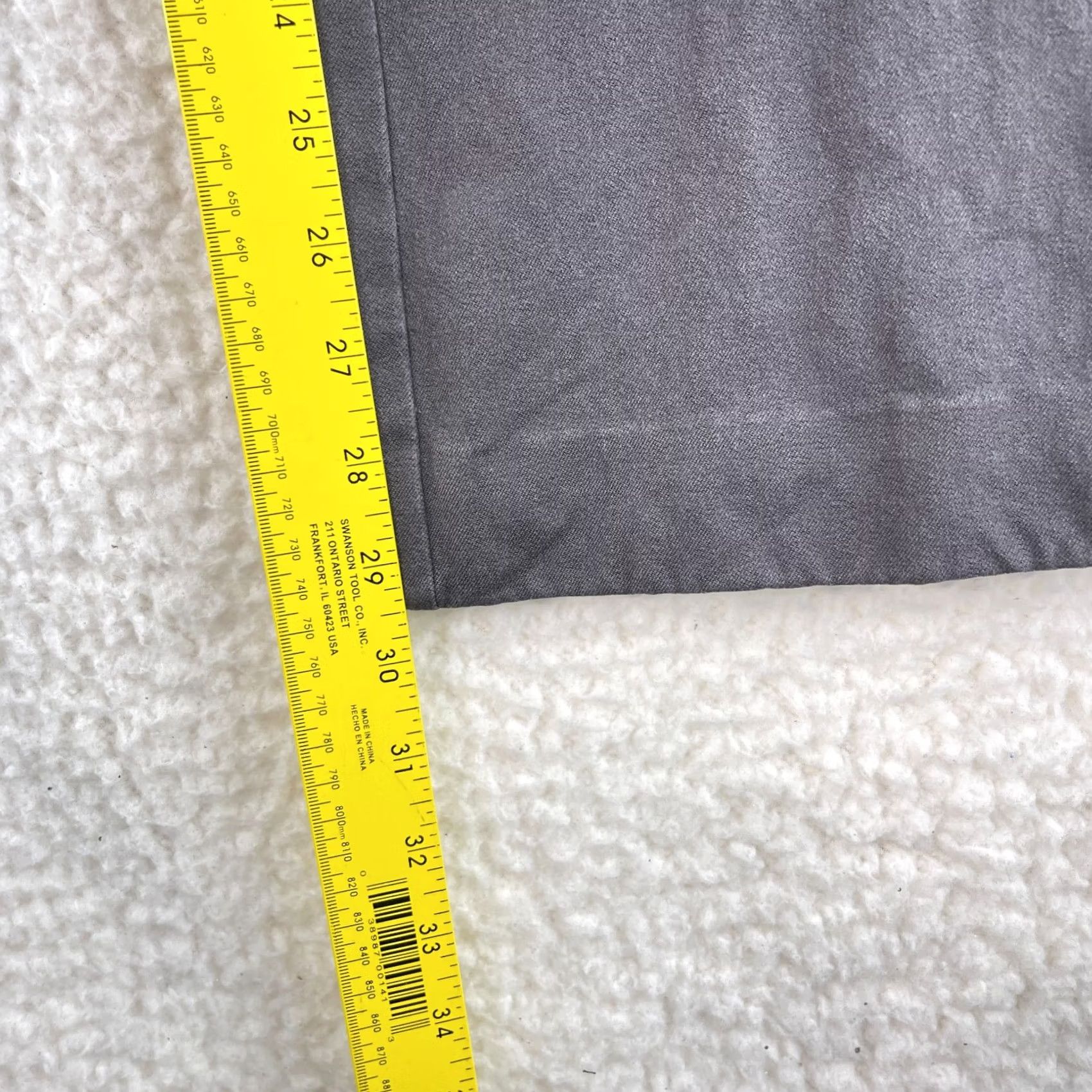 Ann Taylor Ann Taylor LOFT Julie Dress Pants Womens 6 Gray Straight Leg Mid Rise Work Dress Pants Size 28" / US 6 / IT 42 - 7 Thumbnail