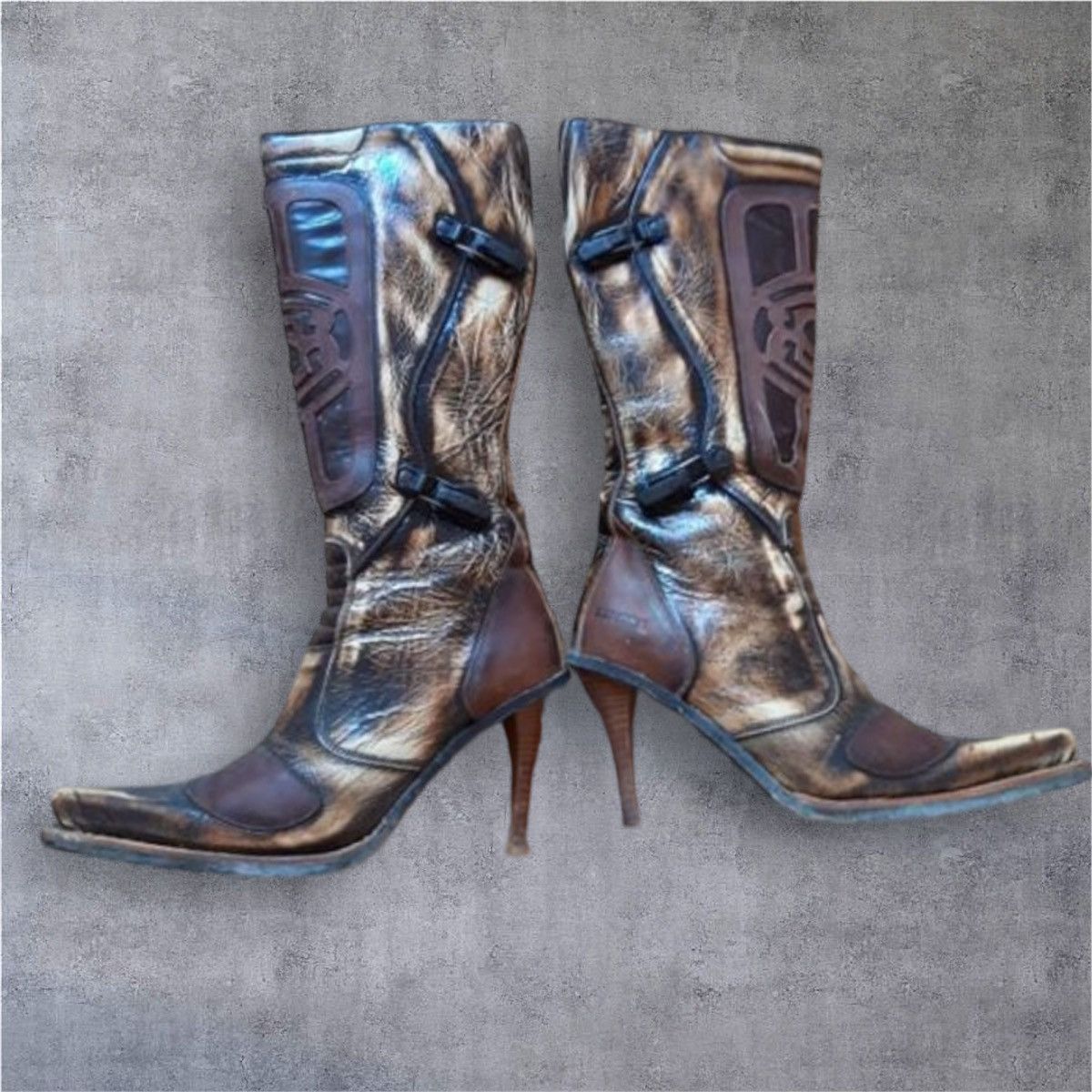Other Sendra Brown genuine leather cowboy boots 38 Size US 7 / IT 37 - 2 Thumbnail