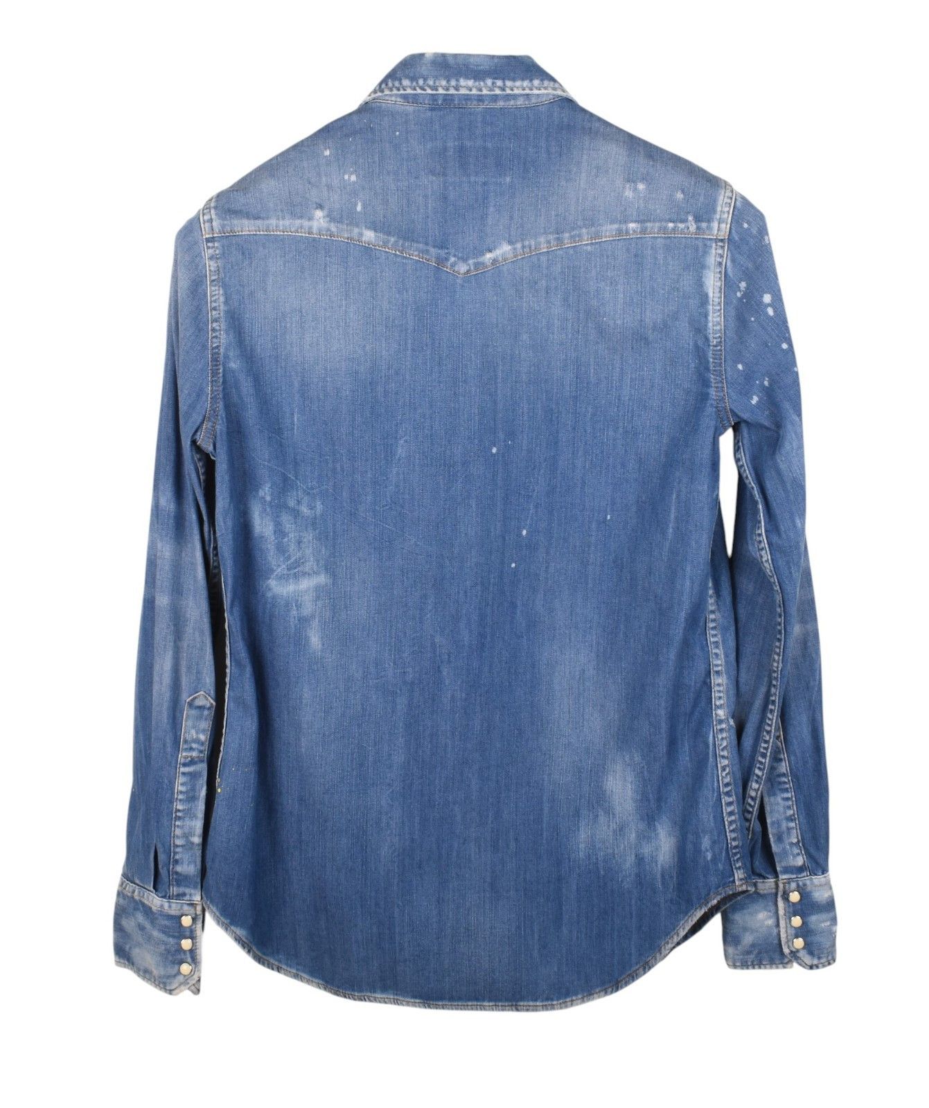 Dsquared2 Original Dsquared2 Women Denim Shirt Size 42 H5506 Size M / US 6-8 / IT 42-44 - 3 Thumbnail