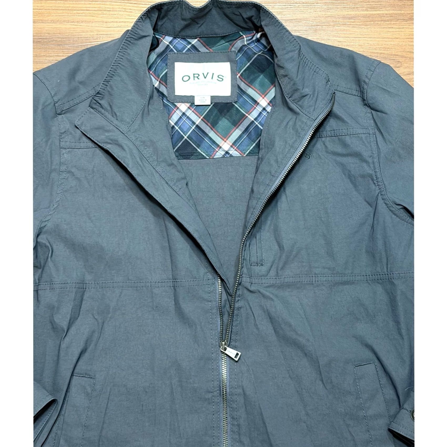 Orvis Orvis Lightweight Nylon Full Zip Windbreaker Bomber Jacket Gray Sz L Mens Size US L / EU 52-54 / 3 - 4 Thumbnail