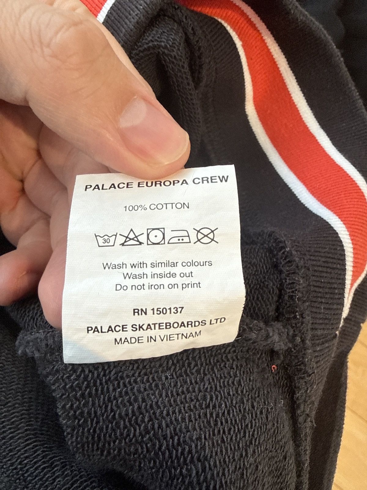 Palace Palace Europa Crew Black Size US XL / EU 56 / 4 - 6 Thumbnail