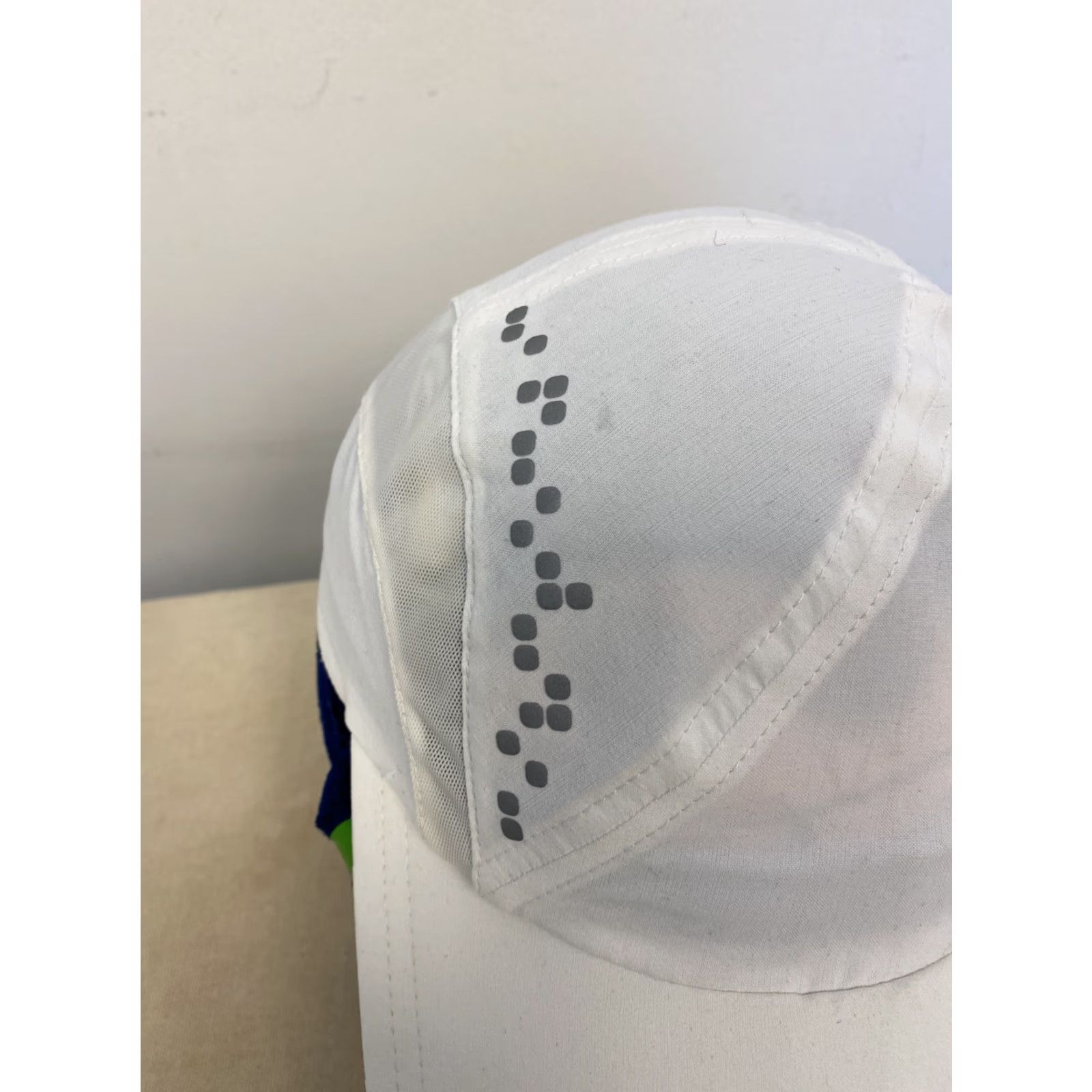 Vintage Lucy Baseball Cap Mens One Size White Adjustable Vented Logo 447 Super Light Spring Summer Baseball Cap Mens White Adjustable Vented Logo 447 Size ONE SIZE - 2 Thumbnail