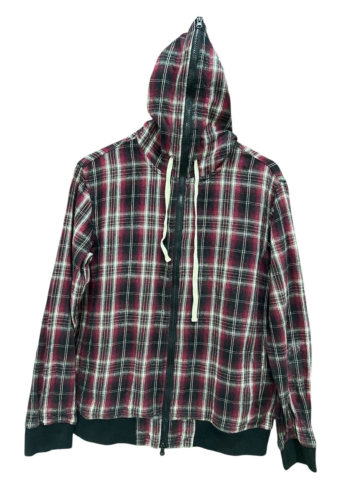 Japanese Brand Bicol Ricol Full Zipper Vintage Checkered Street Sweater Size US M / EU 48-50 / 2 - 3 Thumbnail