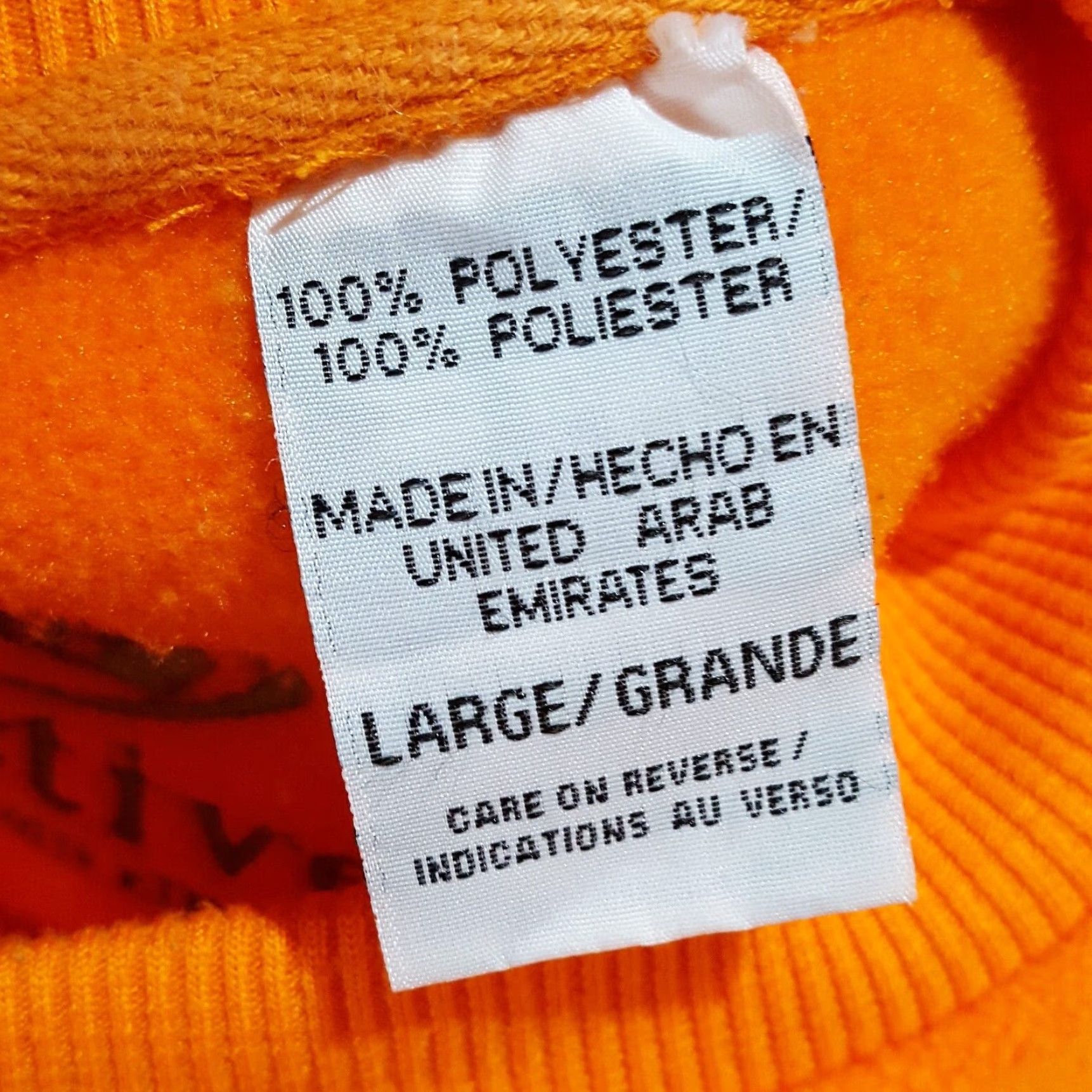 Vintage VINTAGE Y2K Tennessee Volunteers Orange Fleece Men's Large Pullover Crewneck Sweatshirt Size US L / EU 52-54 / 3 - 5 Thumbnail