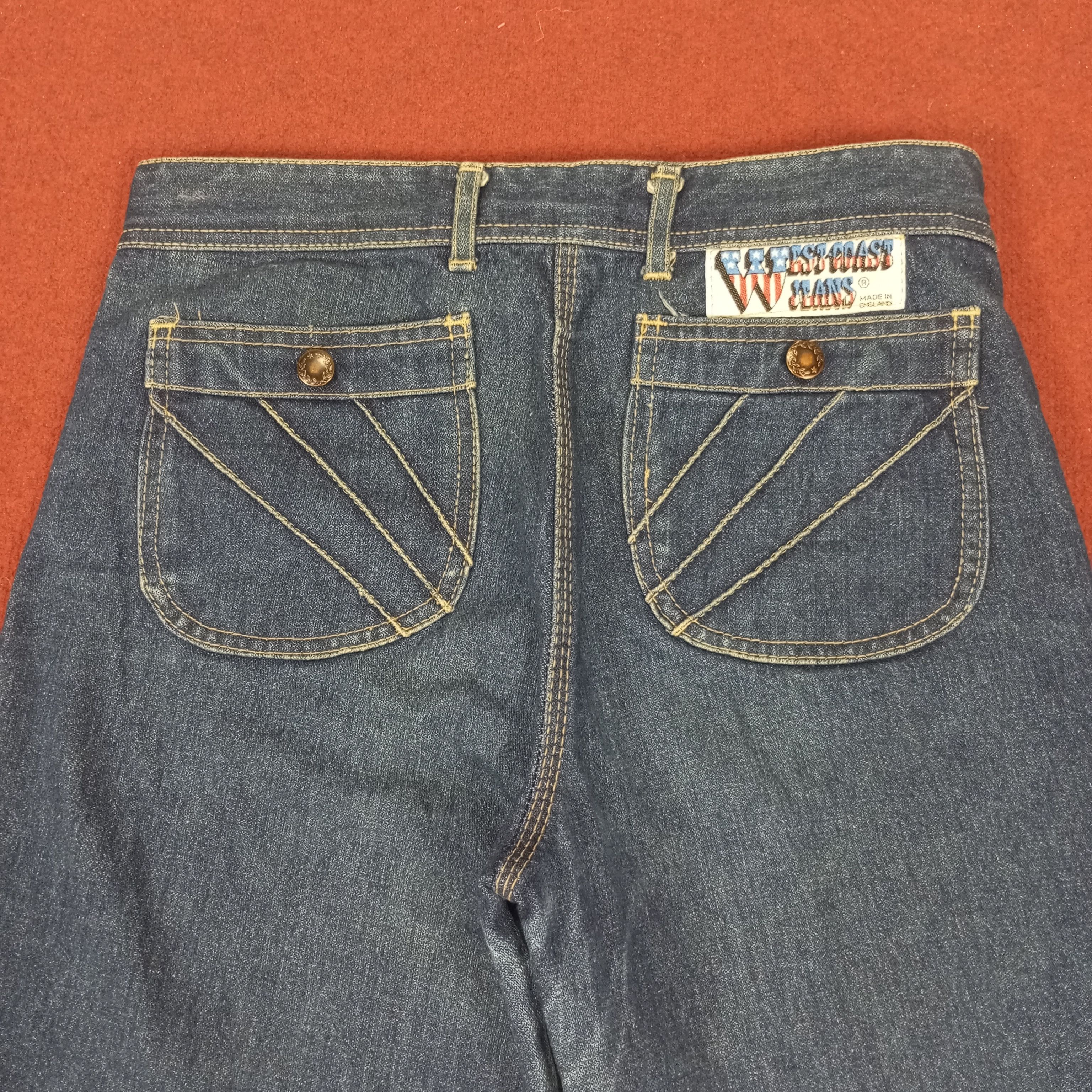 Vintage West Coast Fashion Baggy Style Jeans Size 29" - 5 Thumbnail