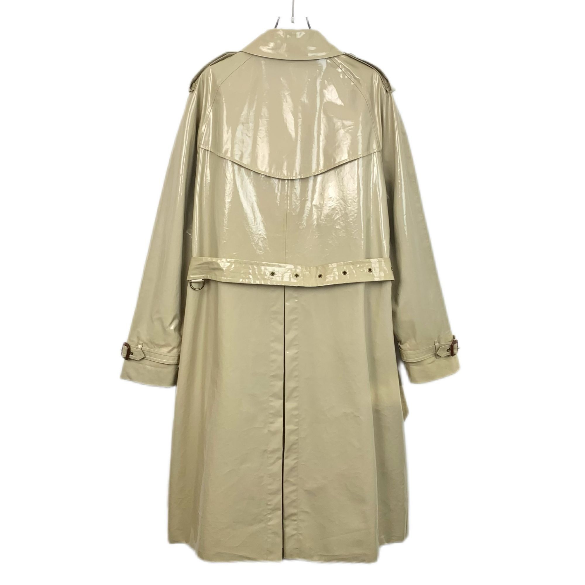 Burberry Burberry Patent Leather Double-Breasted Trench Coat Size L / US 10 / IT 46 - 2 Thumbnail