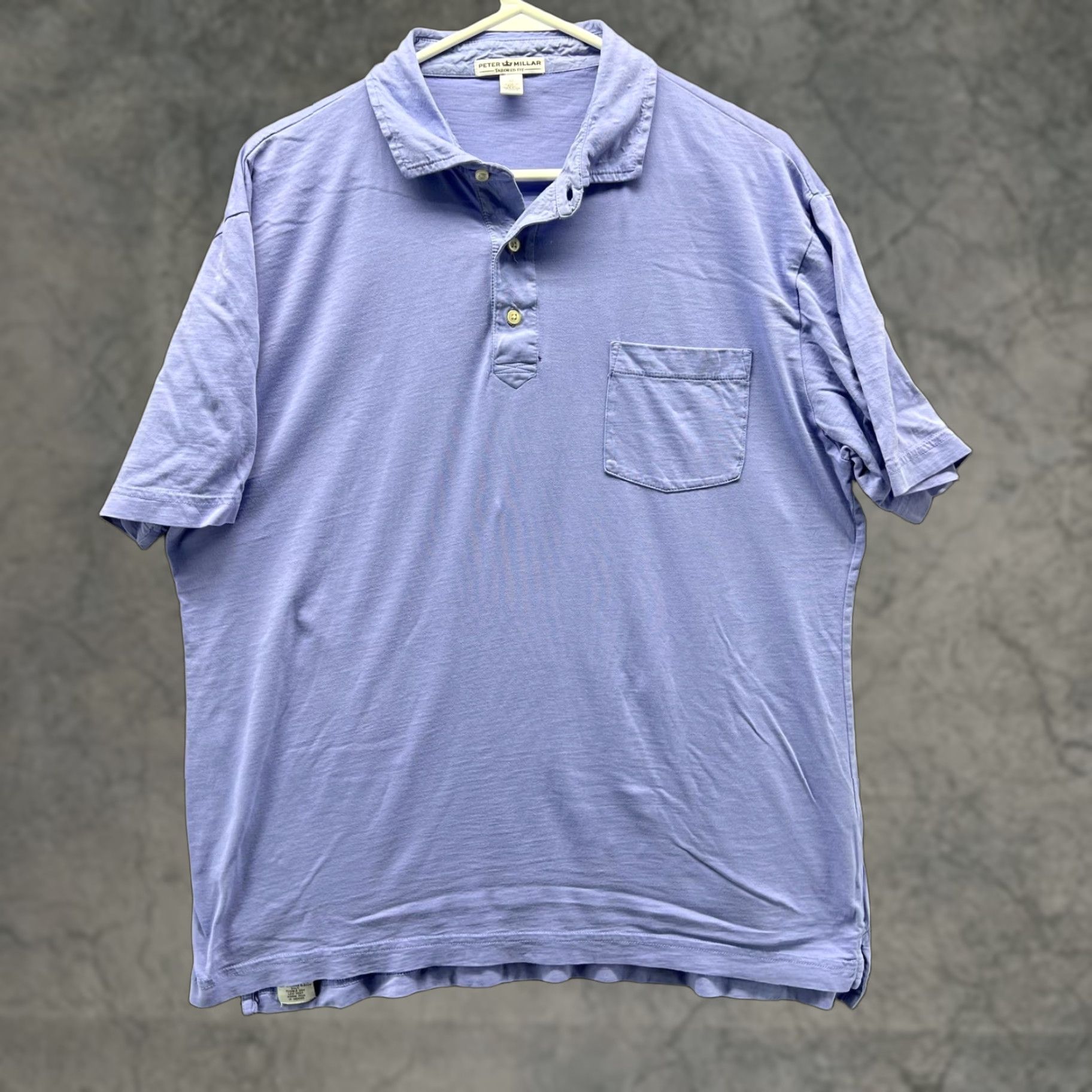 Peter Millar Peter Millar Polo Shirt Mens M Blue Pima Cotton Pocket Tailored Fit Casual Size US M / EU 48-50 / 2 - 1 Thumbnail