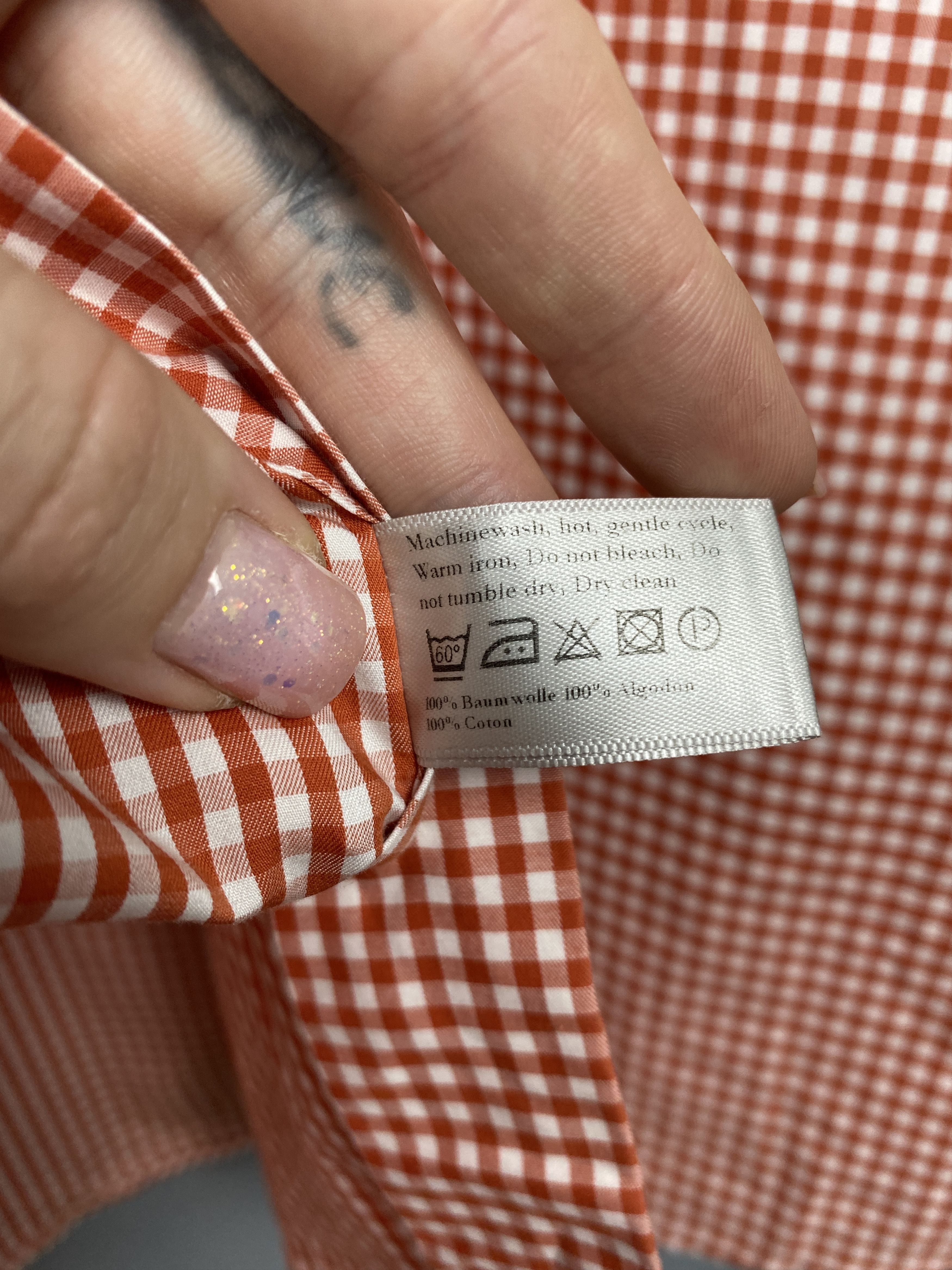 Eton Eton Vintage Mens Long Sleeve Checkered Shirt Size US XL / EU 56 / 4 - 5 Thumbnail