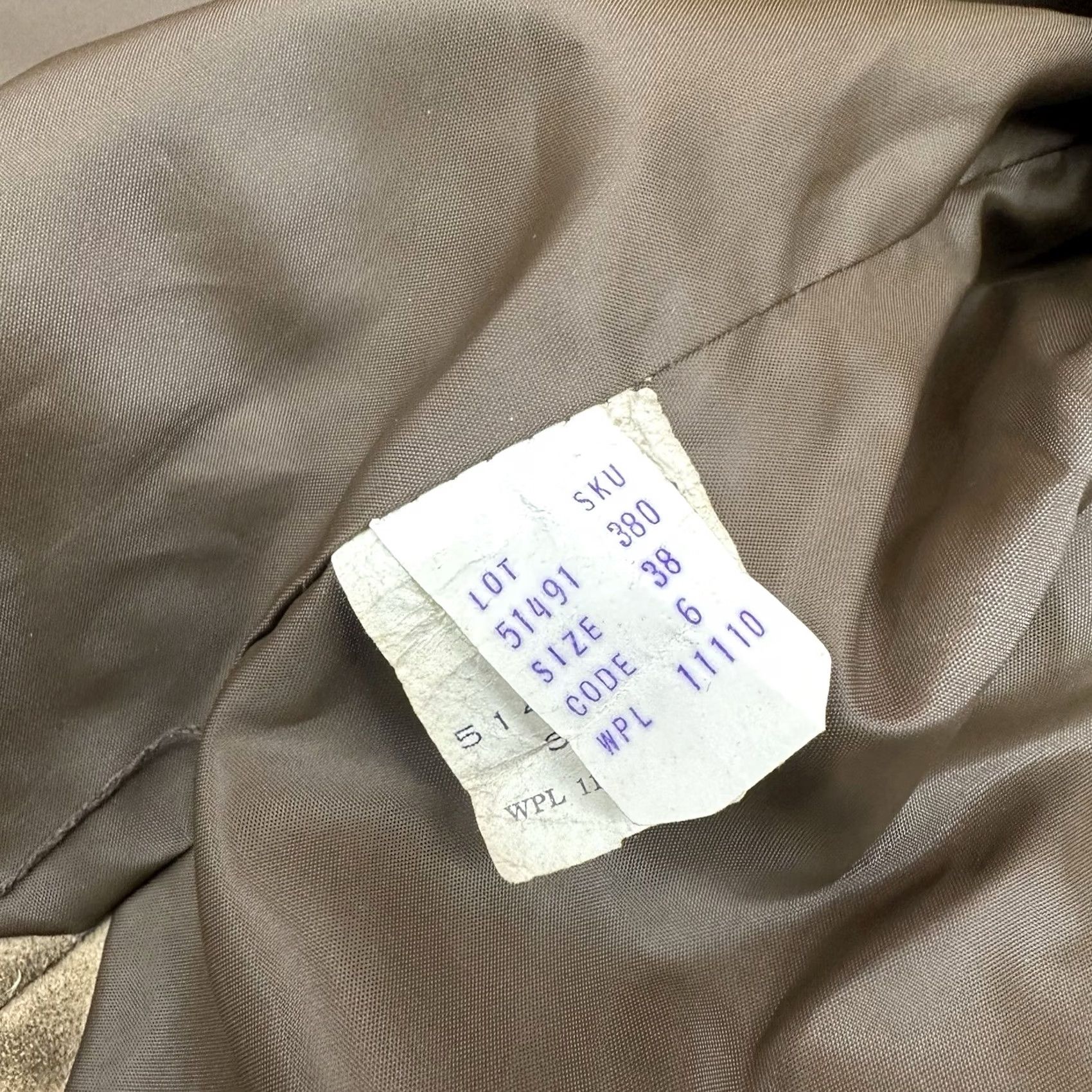 Sears VINTAGE Sears Jacket Mens Size 38 Brown Leather Suede Snap Button Western Workwear 80s 70s Size US XXS / EU 40 - 6 Thumbnail