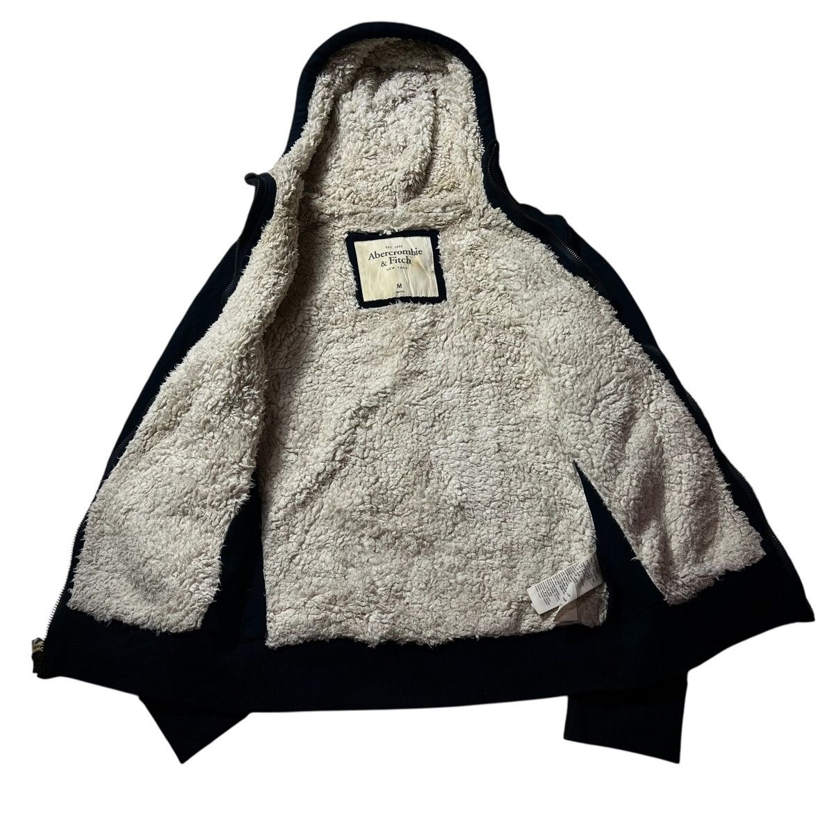 Japanese Brand Abercrombie & Fitch Big Spellout Hoodie Wolf Jaw Jacket Size US M / EU 48-50 / 2 - 2 Thumbnail