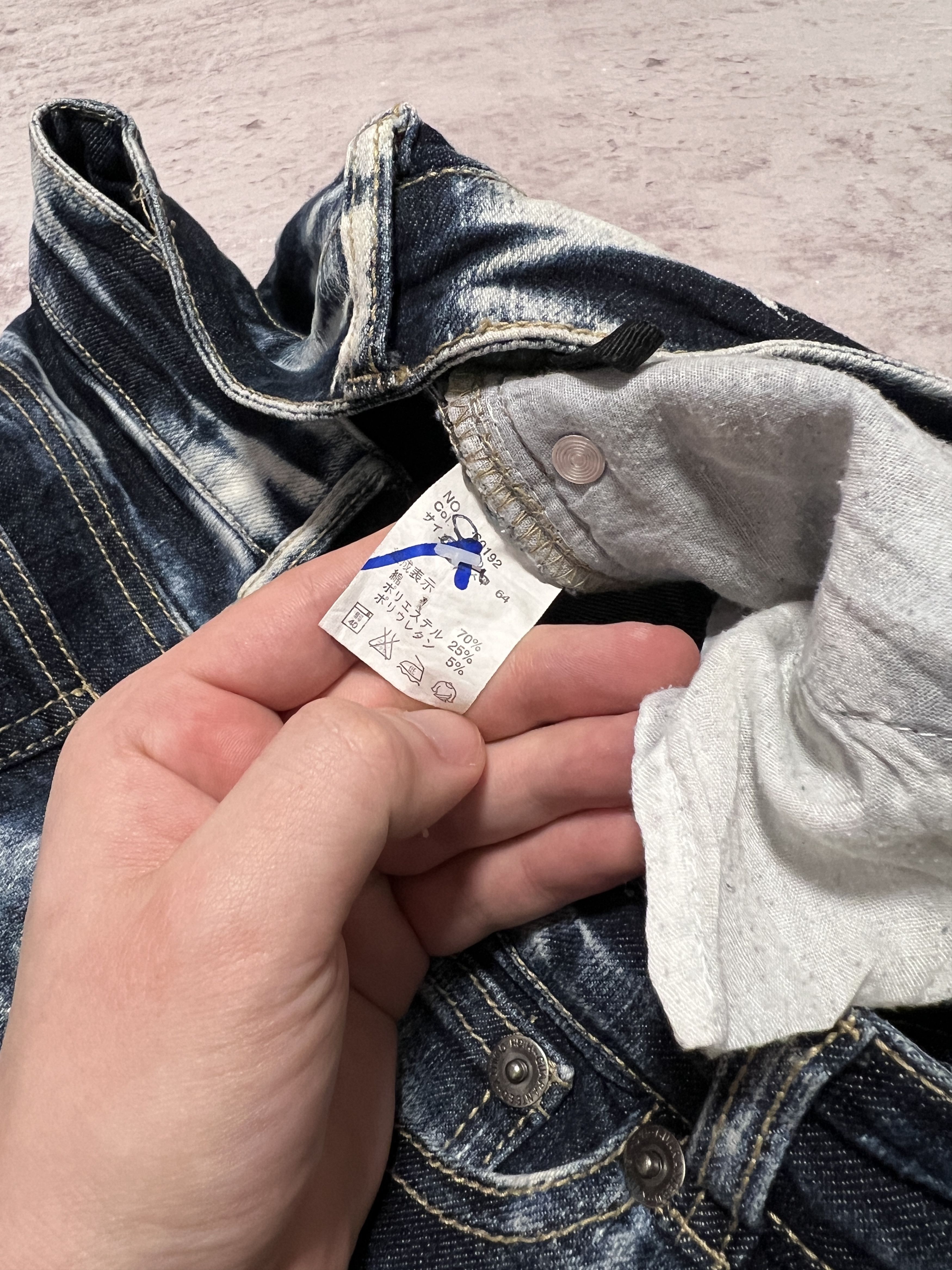 Japanese Brand Vintage 2000s Japanese Washed Denim Jeans Size 30" / US 8 / IT 44 - 21 Thumbnail