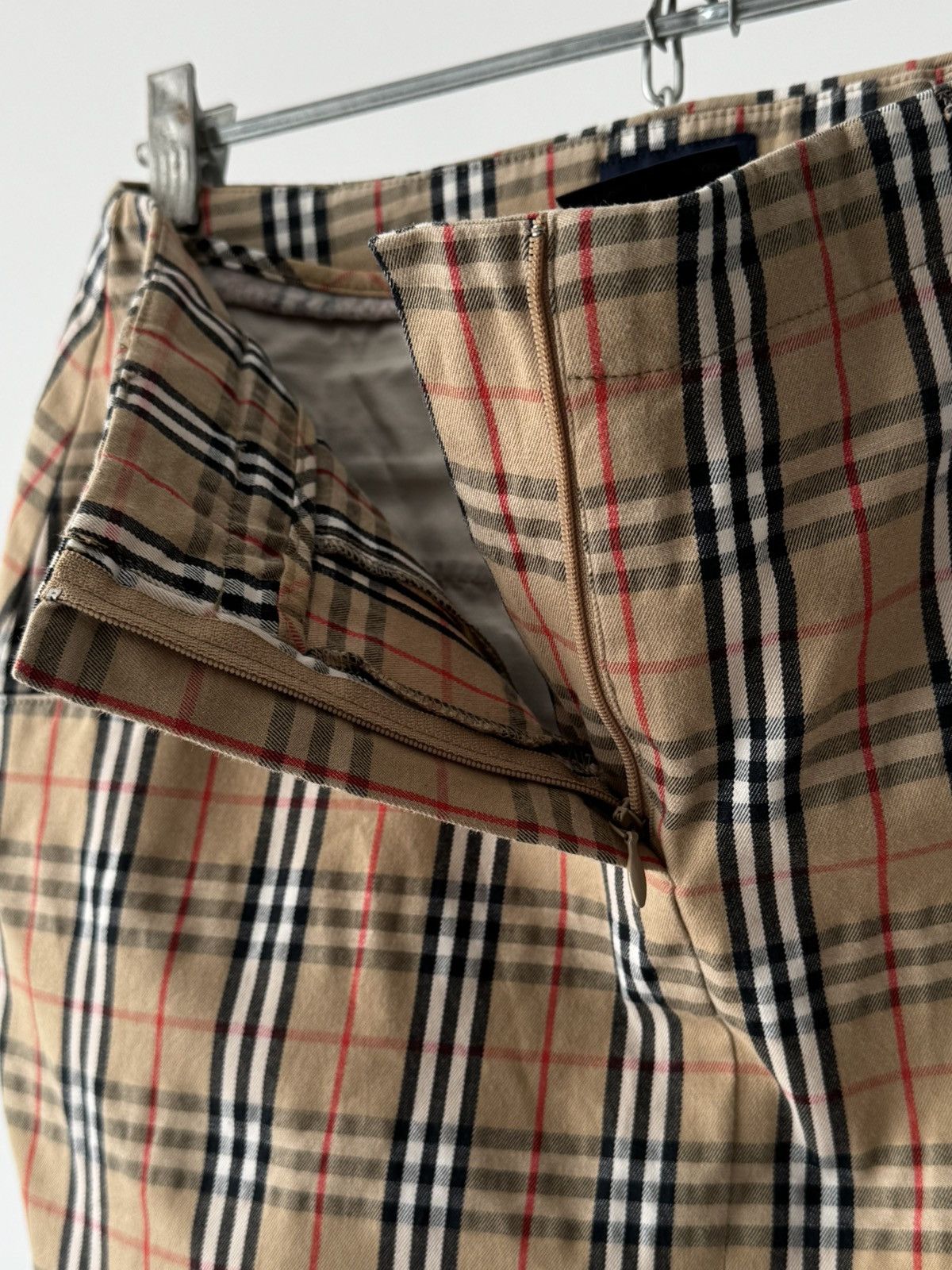 Burberry Iconic Vintage 00s Burberry London Nova Check Mini Skirt Size M / US 6-8 / IT 42-44 - 3 Thumbnail