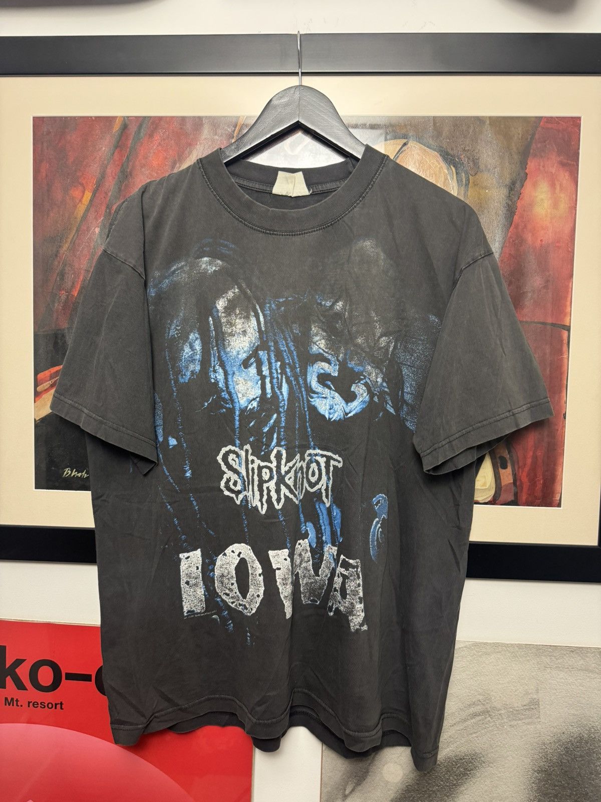 Slipknot Iowa Album 2001 Rare Band Metal Y2k Distressed Tee