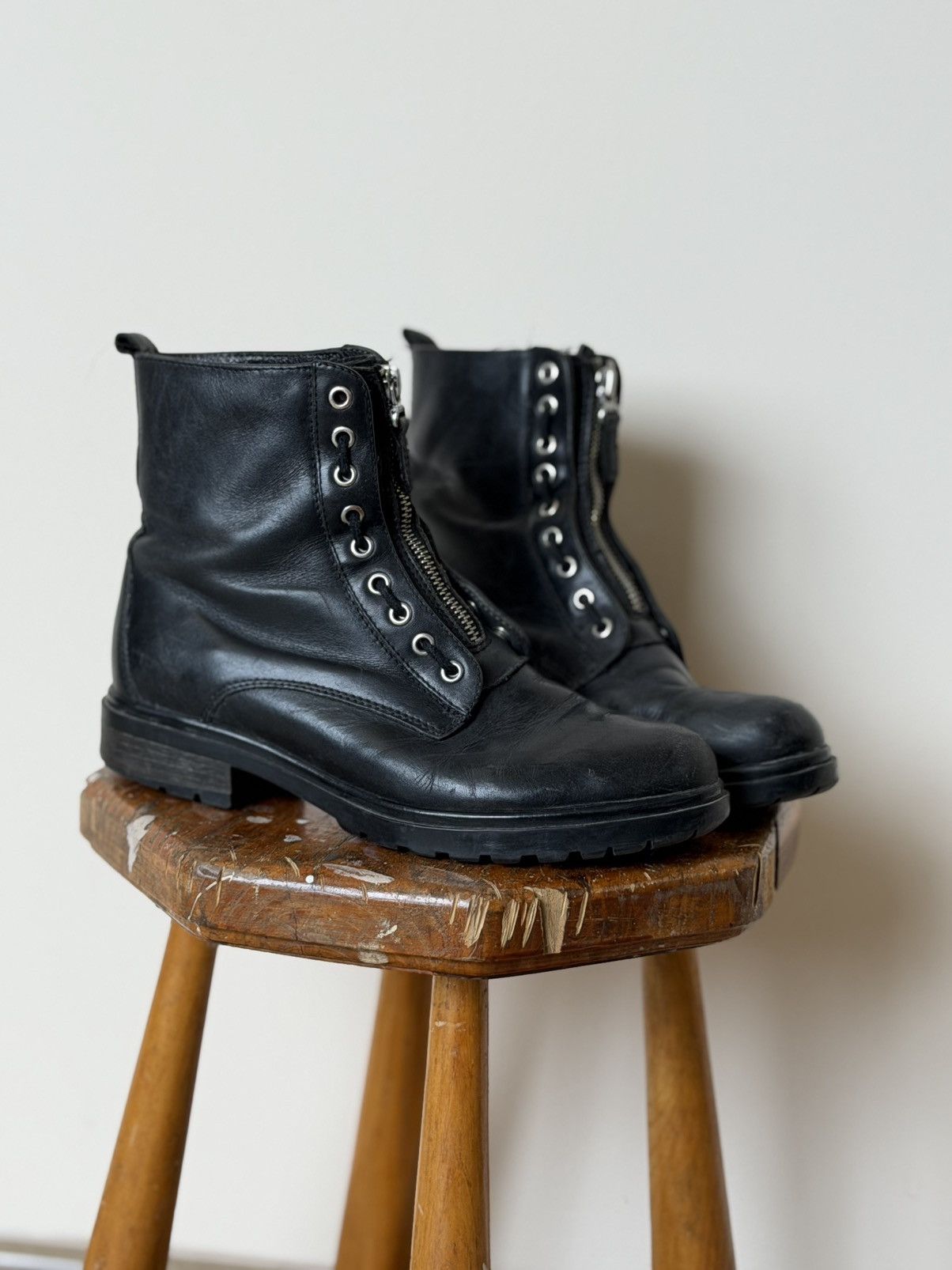 Western Rise Ankle boots guidi style desert western brown vintage style Size US 7 / IT 37 - 5 Thumbnail
