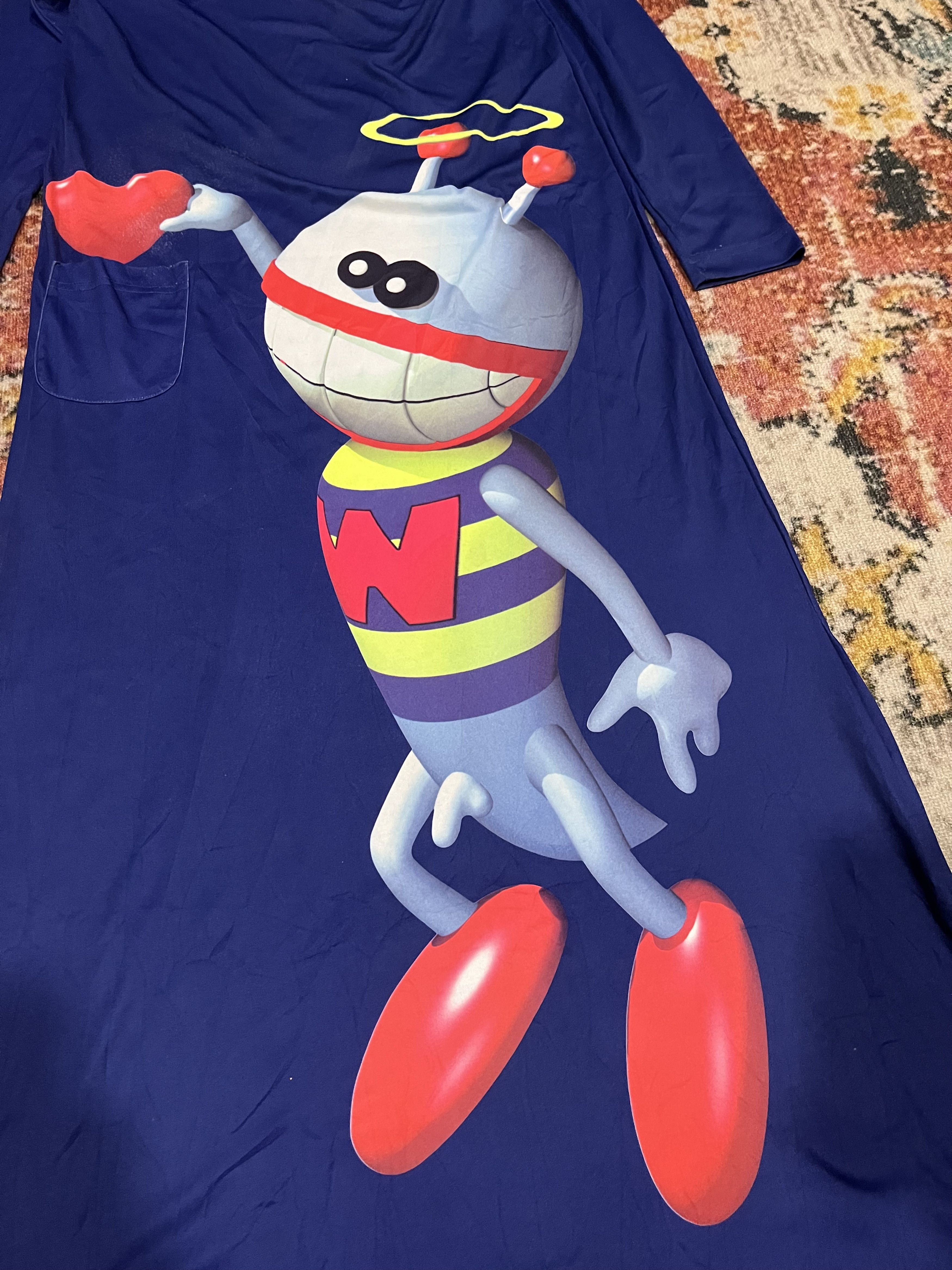 Walter Van Beirendonck Late 90s printed lycra tee dress Size S / US 4 / IT 40 - 8 Thumbnail