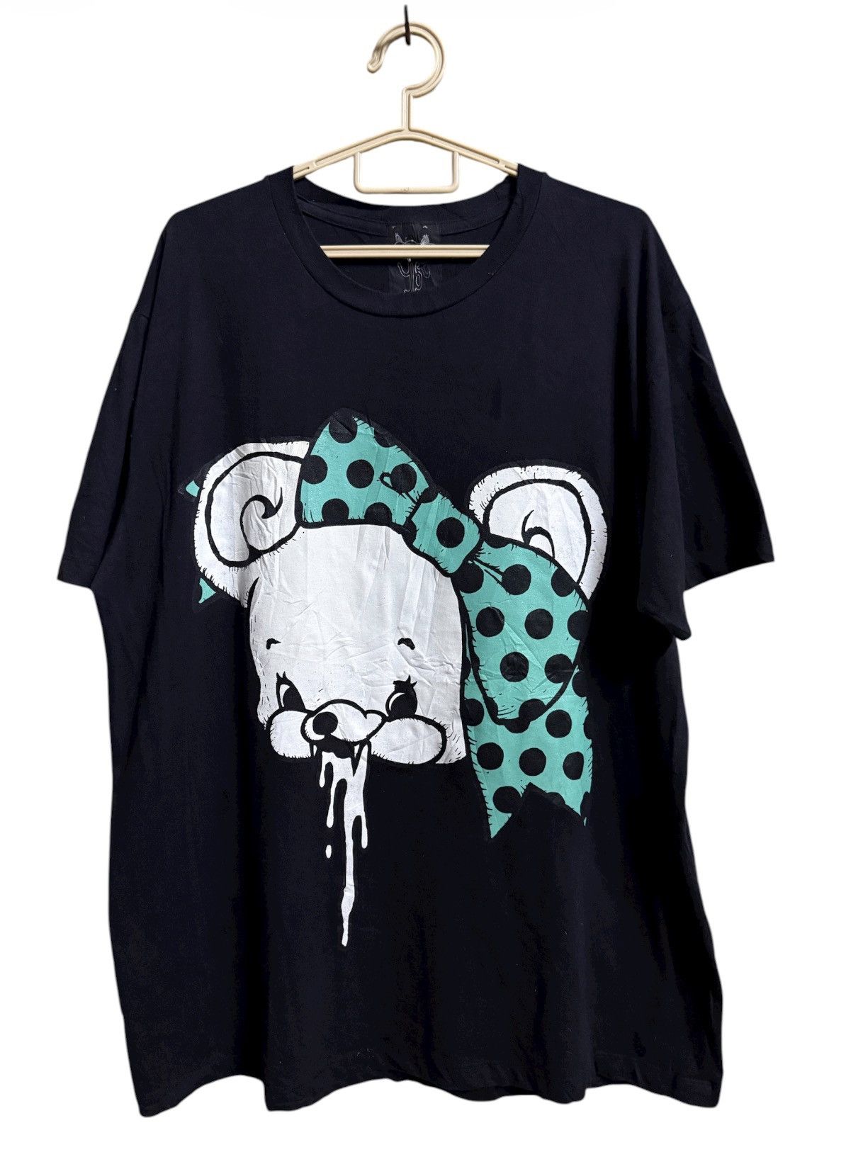 Japanese Brand Monomania Yodarebear T-shirt Vintage Size US XL / EU 56 / 4 - 1 Thumbnail