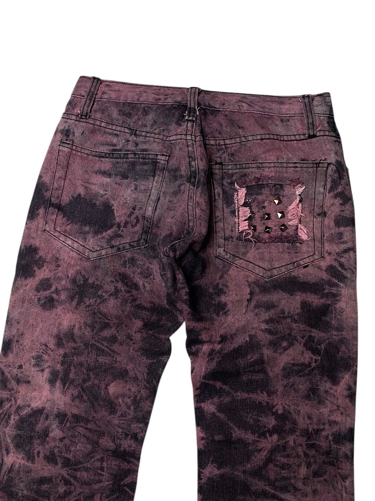 Hysteric Glamour Bernings Sho Acidwash Distress Straight Jeans Size US 28 / EU 44 - 11 Thumbnail