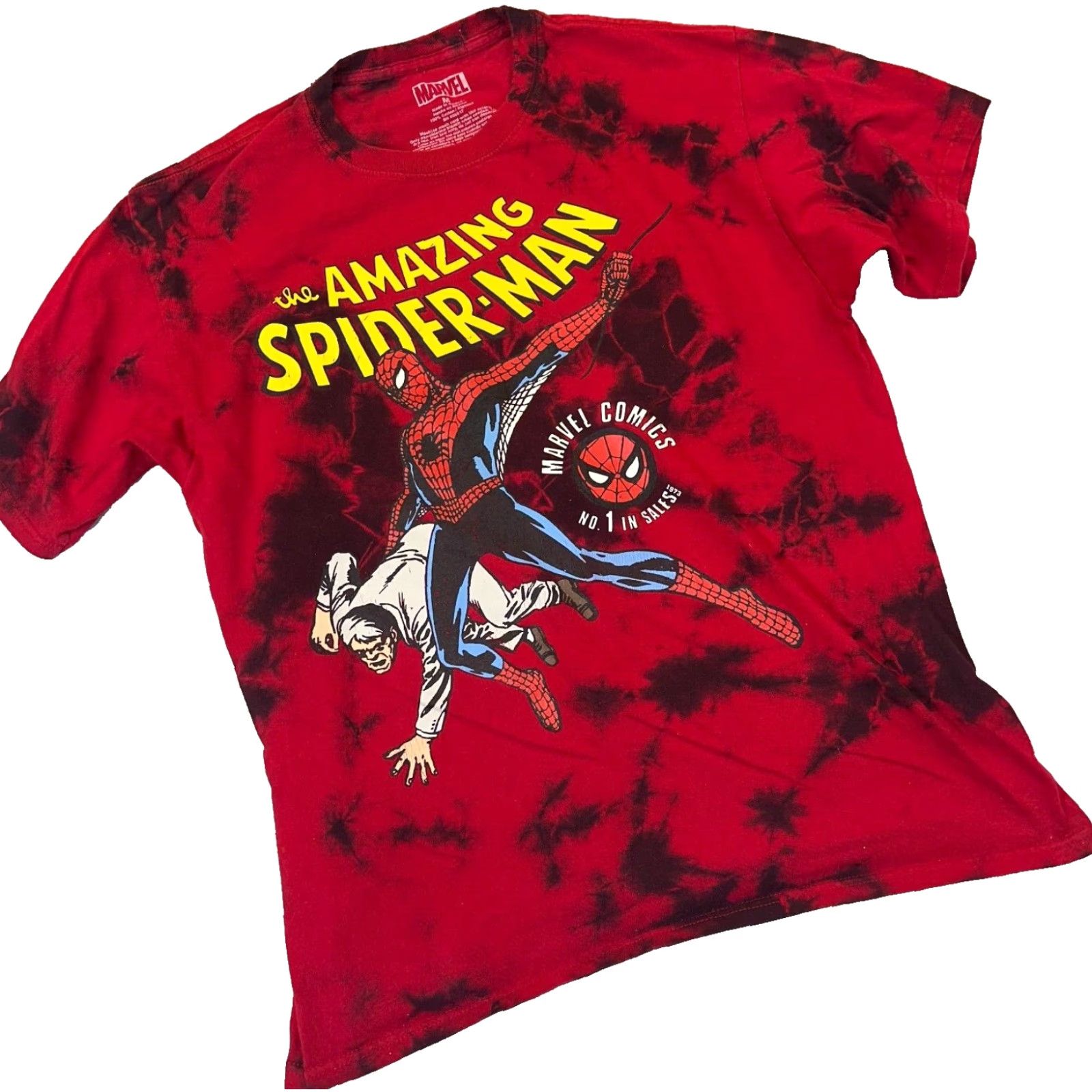 Vintage Marvel Spider-Man Mens Medium T-Shirt Size US M / EU 48-50 / 2 - 2 Thumbnail