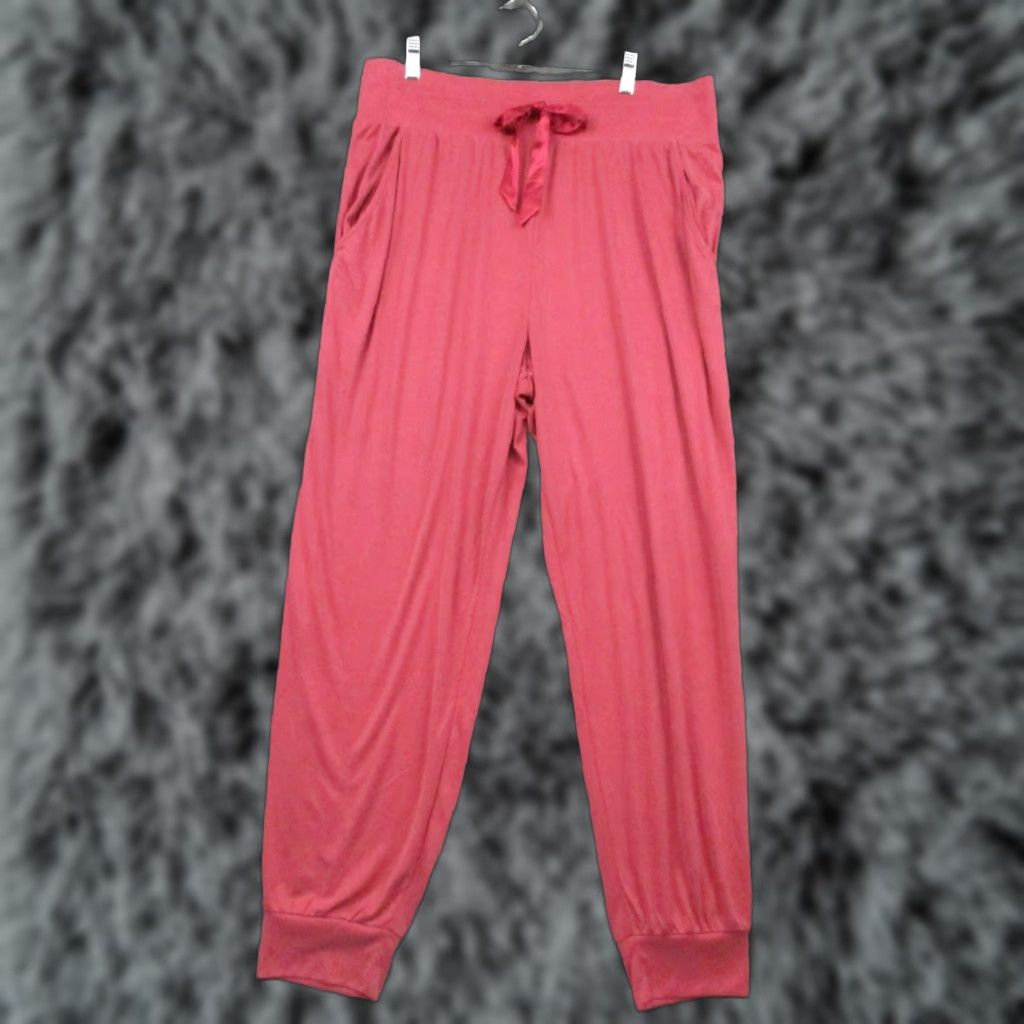 Victoria's Secret Victoria's Secret Lounge Pants PINK Women XL Jogger Drawstring Pockets NWT Size 40" / US 18 - 1 Thumbnail