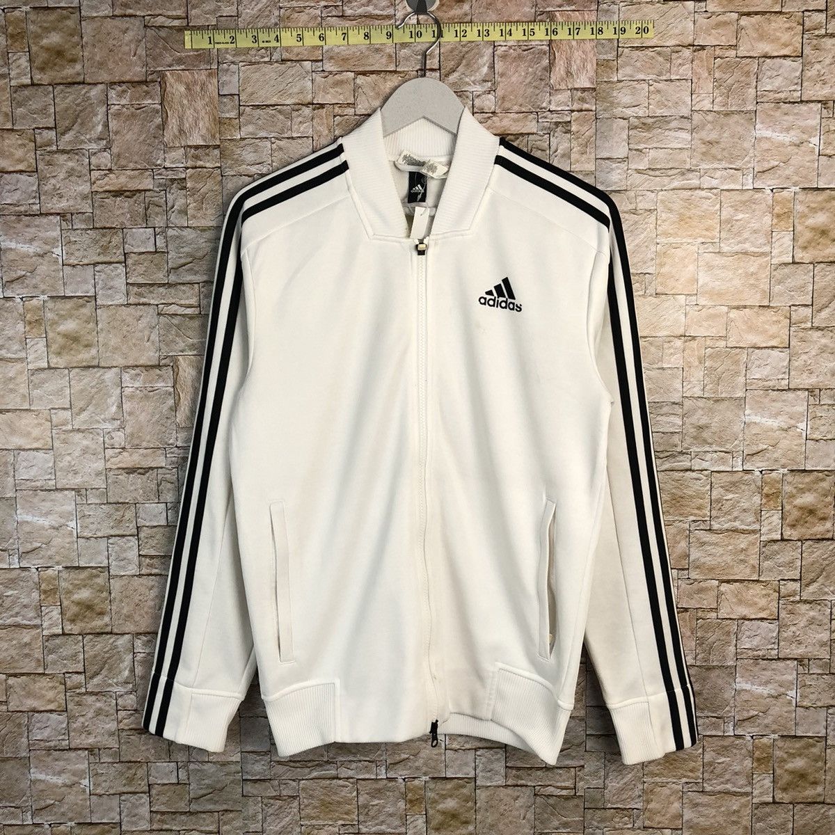 Adidas Adidas White Sweatshirt #A251 Size US M / EU 48-50 / 2 - 1 Thumbnail