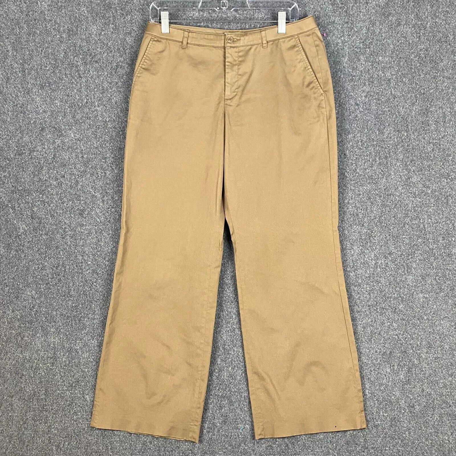 Coldwater Creek Coldwater Creek Wide Leg Pants Chino Women's Size 10P Petite Size 32" / US 10 / IT 46 - 1 Thumbnail