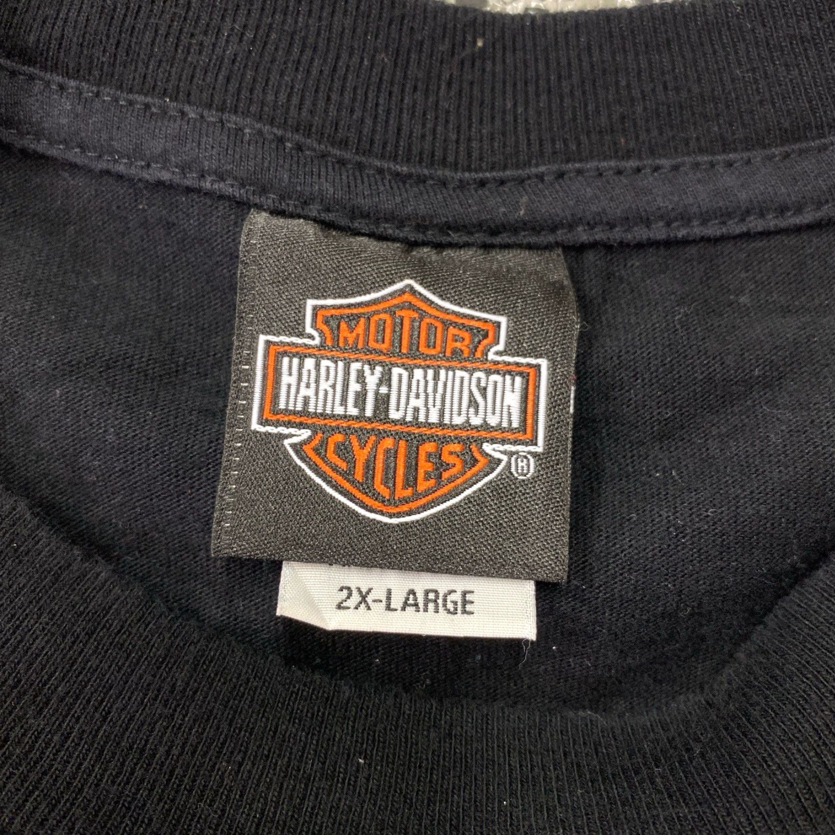 Harley Davidson Harley-Davidson Florida Shark Biketober Graphic T-Shirt Black 2XL Mens Crew Neck Short Sleeve Graphic Print Cotton Logo Vintage No Size US XXL / EU 58 / 5 - 2 Thumbnail