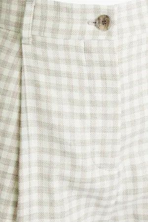 Acne Studios o1y0725 Checked Casual Pant in Light Green Size 28" / US 6 / IT 42 - 2 Thumbnail