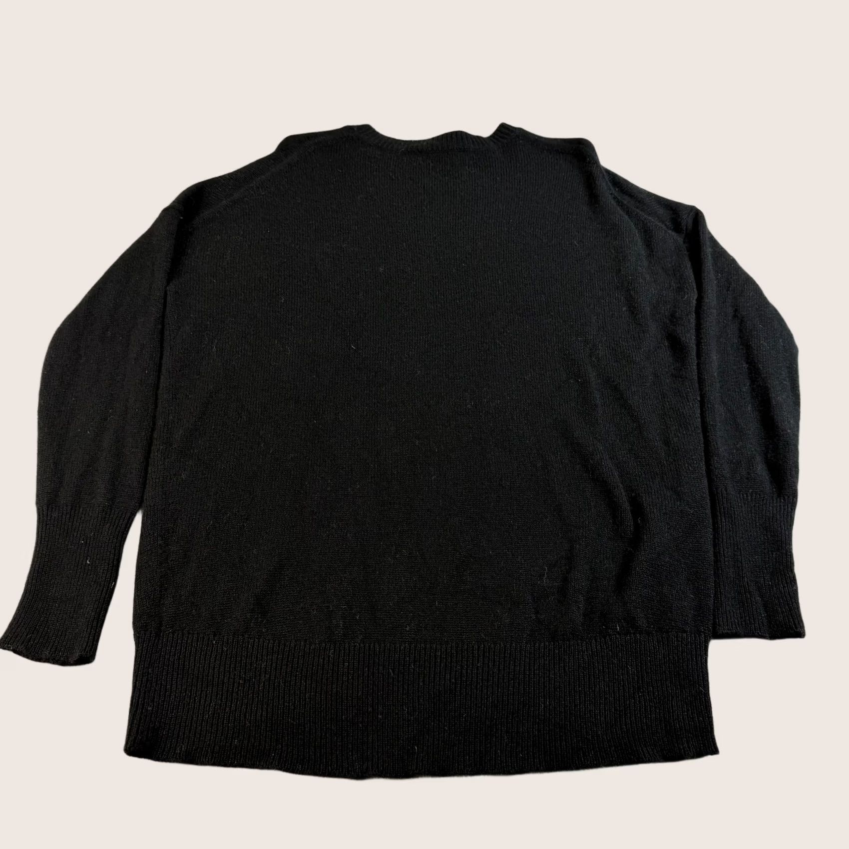 Theory Theory Cashmere Sweater Women M Black Crew Neck Lightweight Knit Pullover Casual Winter Size M / US 6-8 / IT 42-44 - 1 Thumbnail