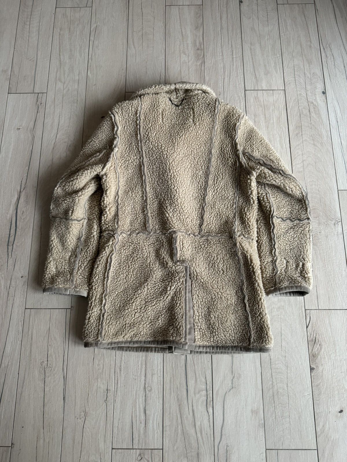 Maison Margiela Maison Margiela X H&M Ship Suit Pattern Cream Coat. Size US M / EU 48-50 / 2 - 7 Thumbnail