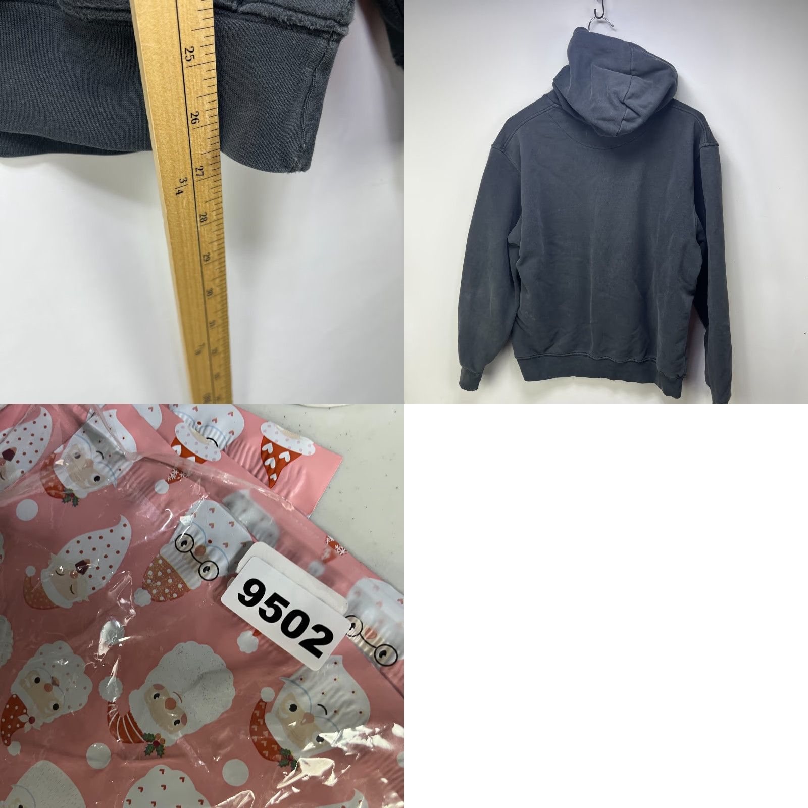 Nike VINTAGE Nike Hoodie Men Large Black Nike Sun Faded Black Mini Swoosh Pullover Hooded Sweatshirt Winter Fall Spring N/A Size US L / EU 52-54 / 3 - 8 Thumbnail