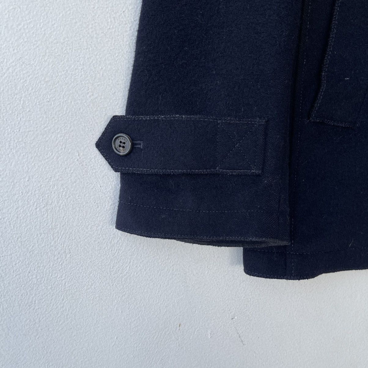 Prada Archival Prada SGV922 Double Breasted Virgin Wool Peacoat Size US M / EU 48-50 / 2 - 8 Thumbnail