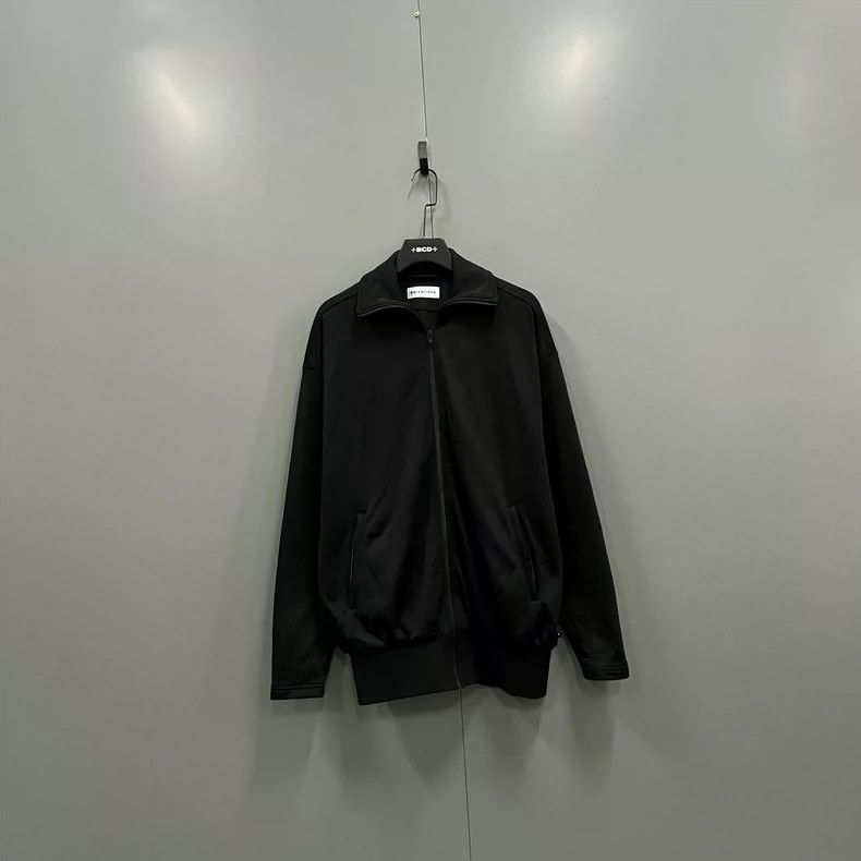 Balenciaga Balenciaga Black Zip-up Jacket with Lapel Collar Size US M / EU 48-50 / 2 - 1 Thumbnail