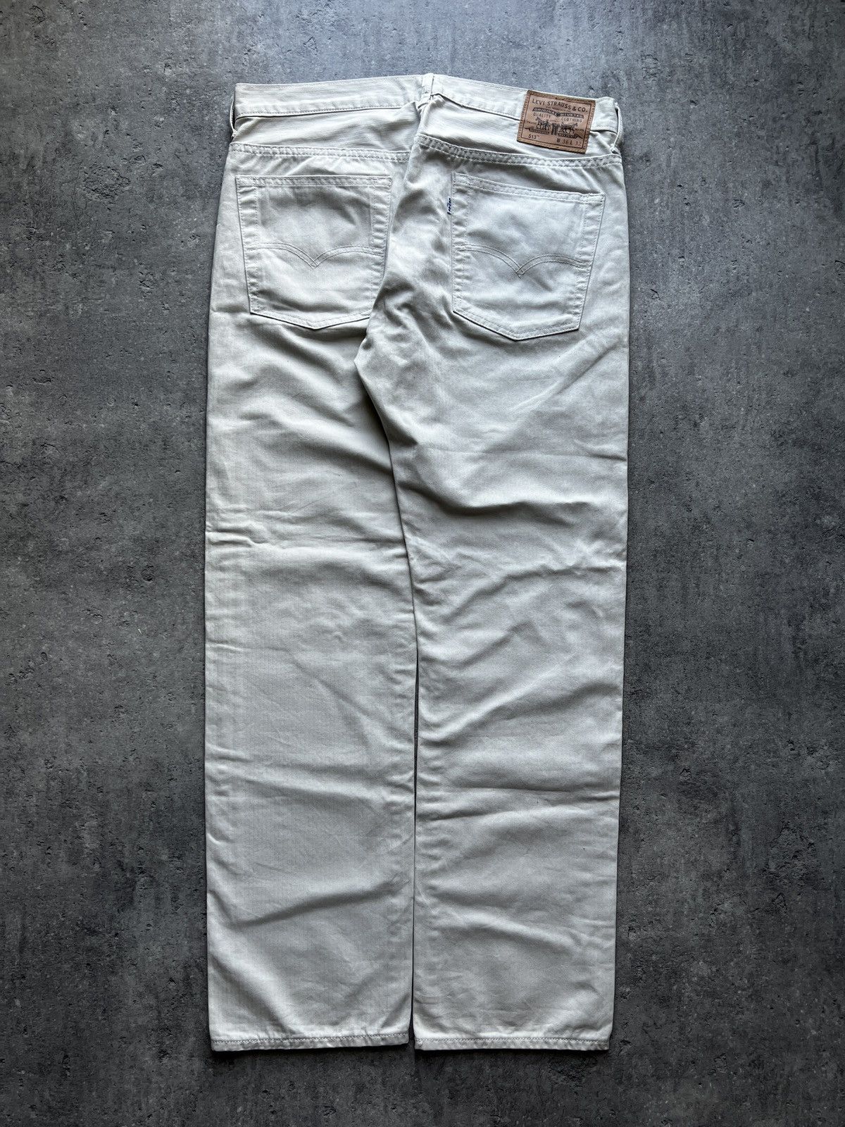 Levi's 513 white jeans hotsell